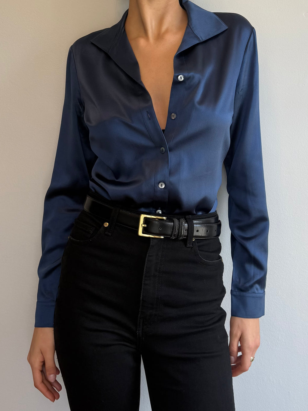 Lafayette 148 Silk Blouse / Size 4