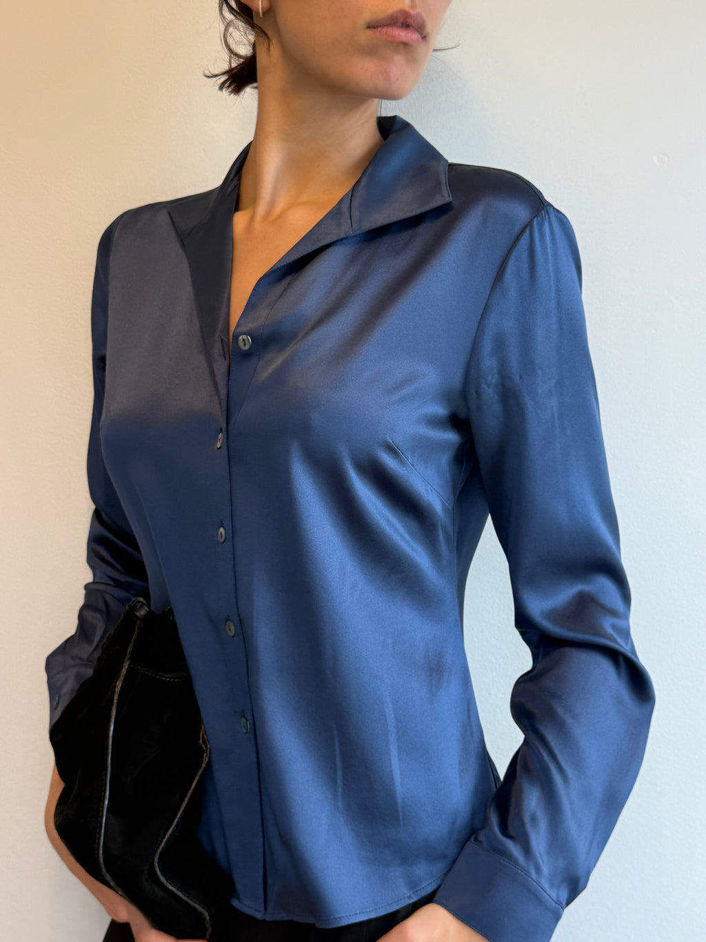Lafayette 148 Silk Blouse / Size 4