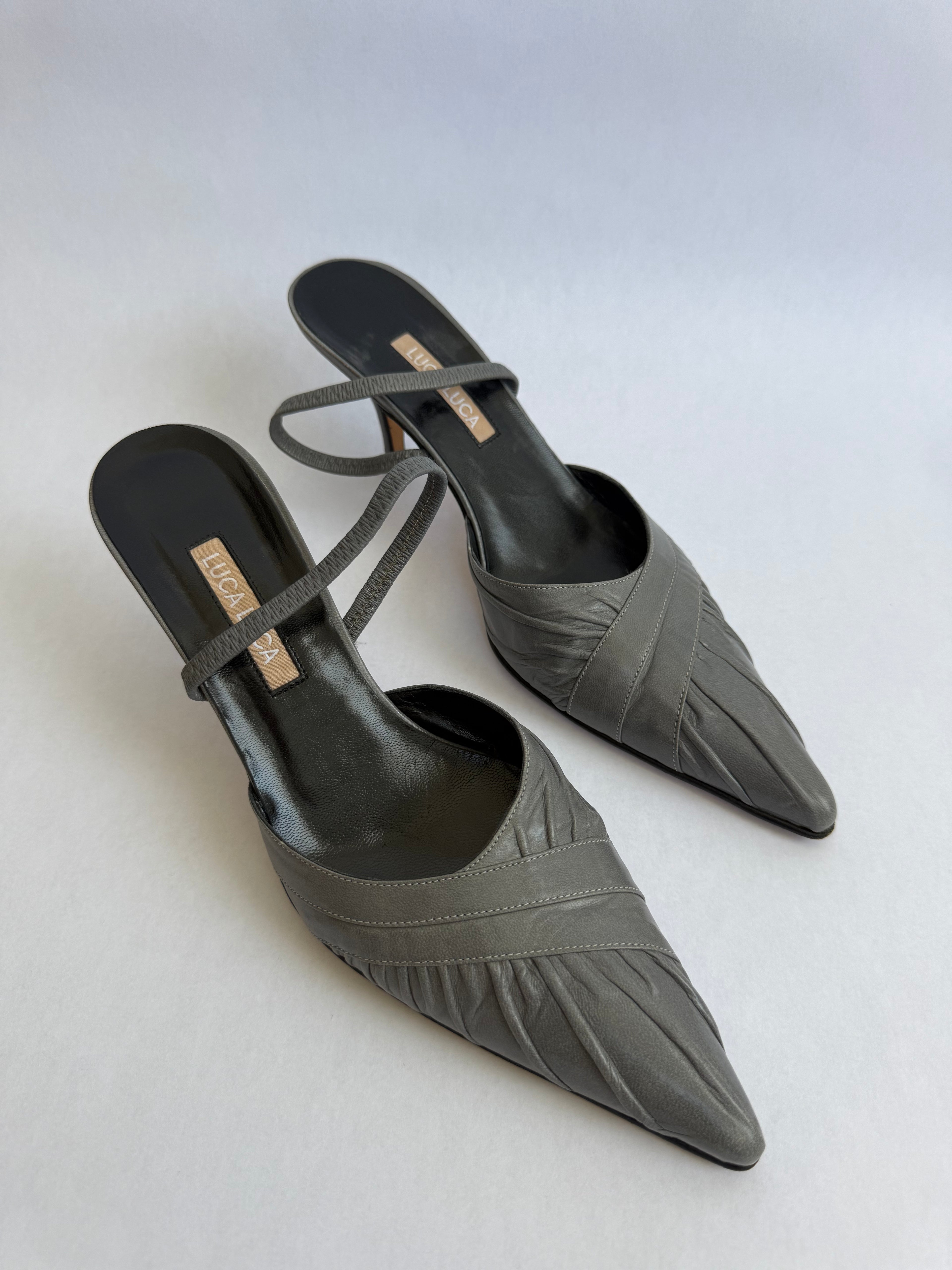 Luca Luca Gray Slingbacks / EU 37