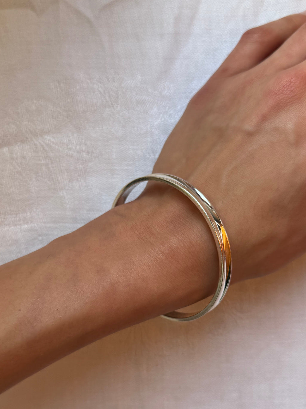 Thin Silver Bracelet