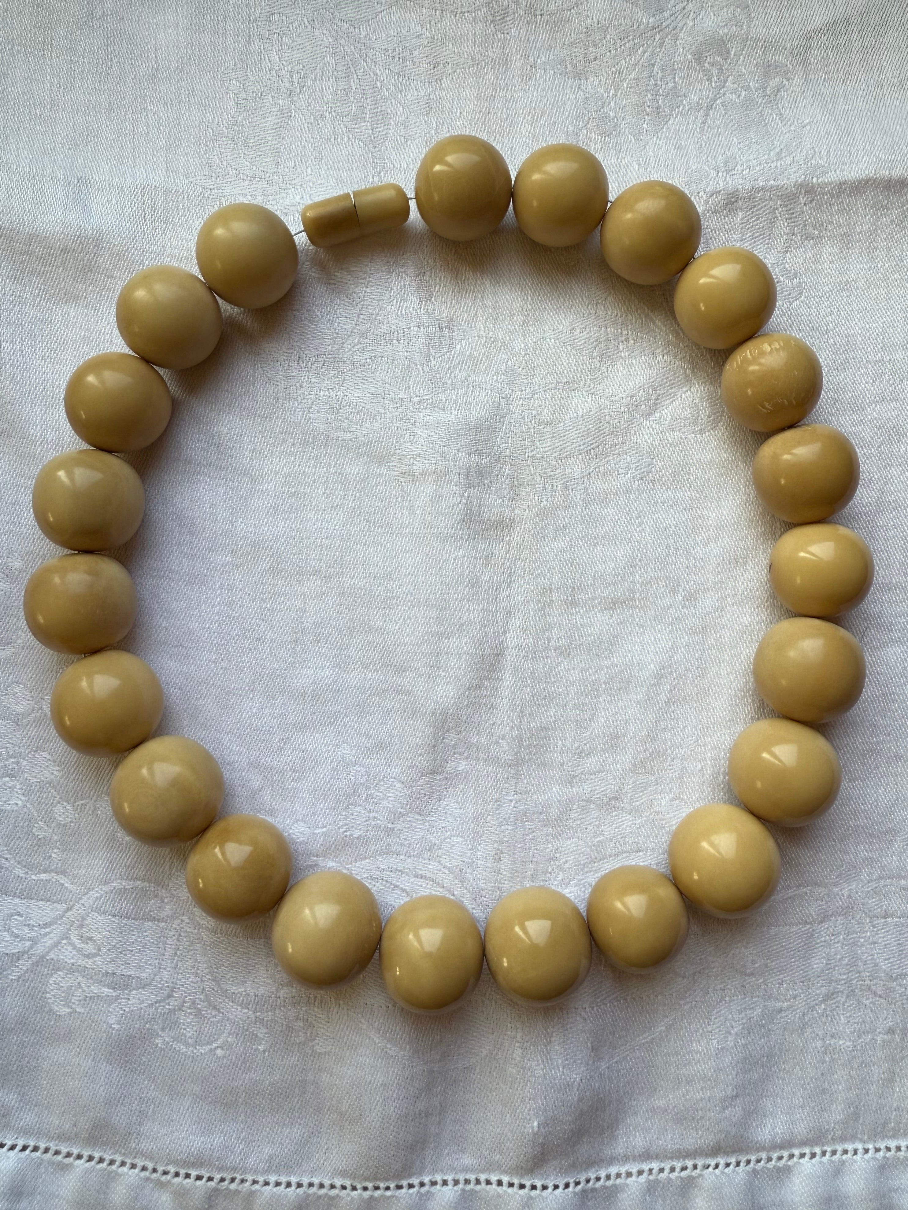 Wood Beaded Necklace
