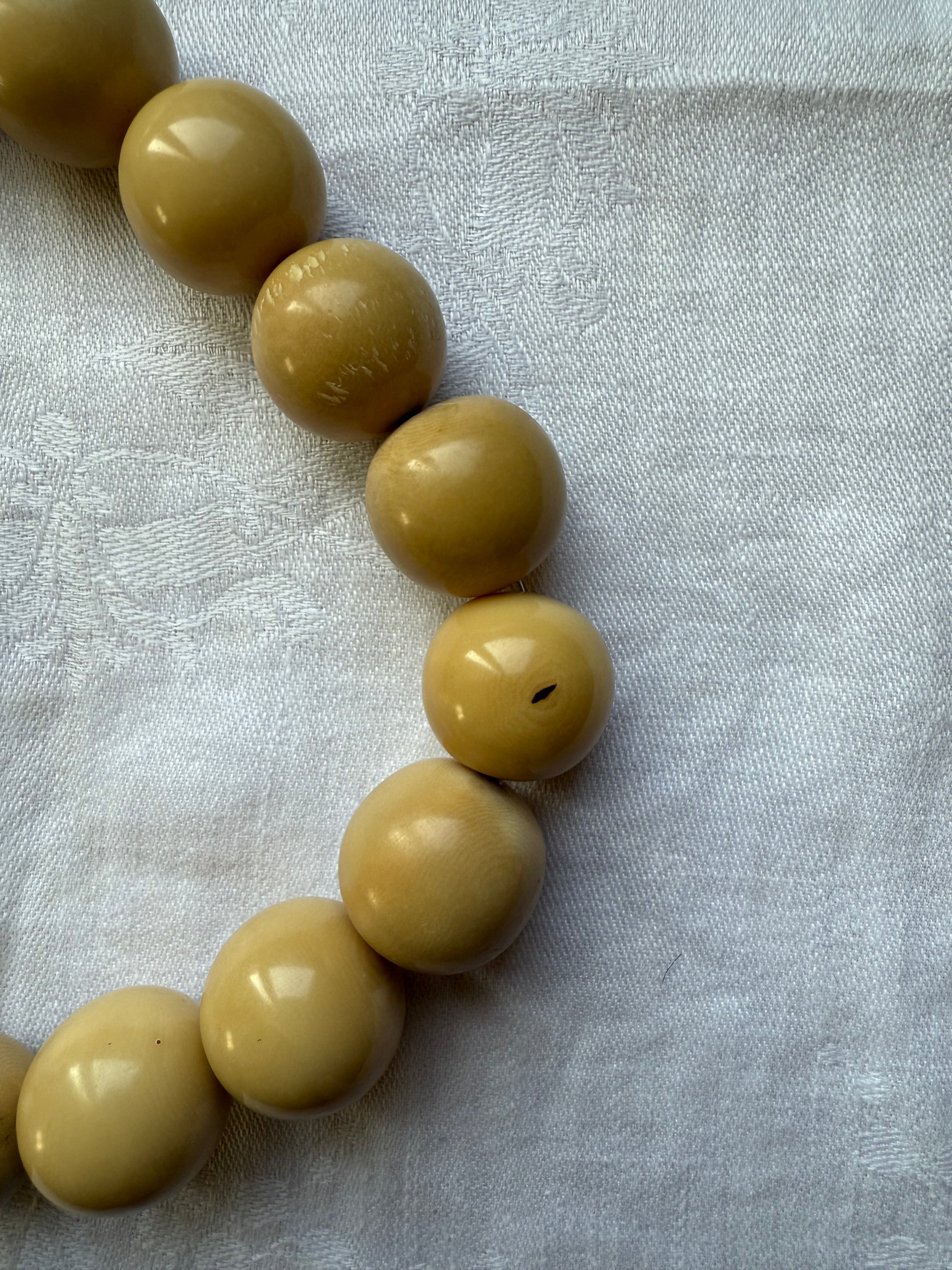 Wood Beaded Necklace