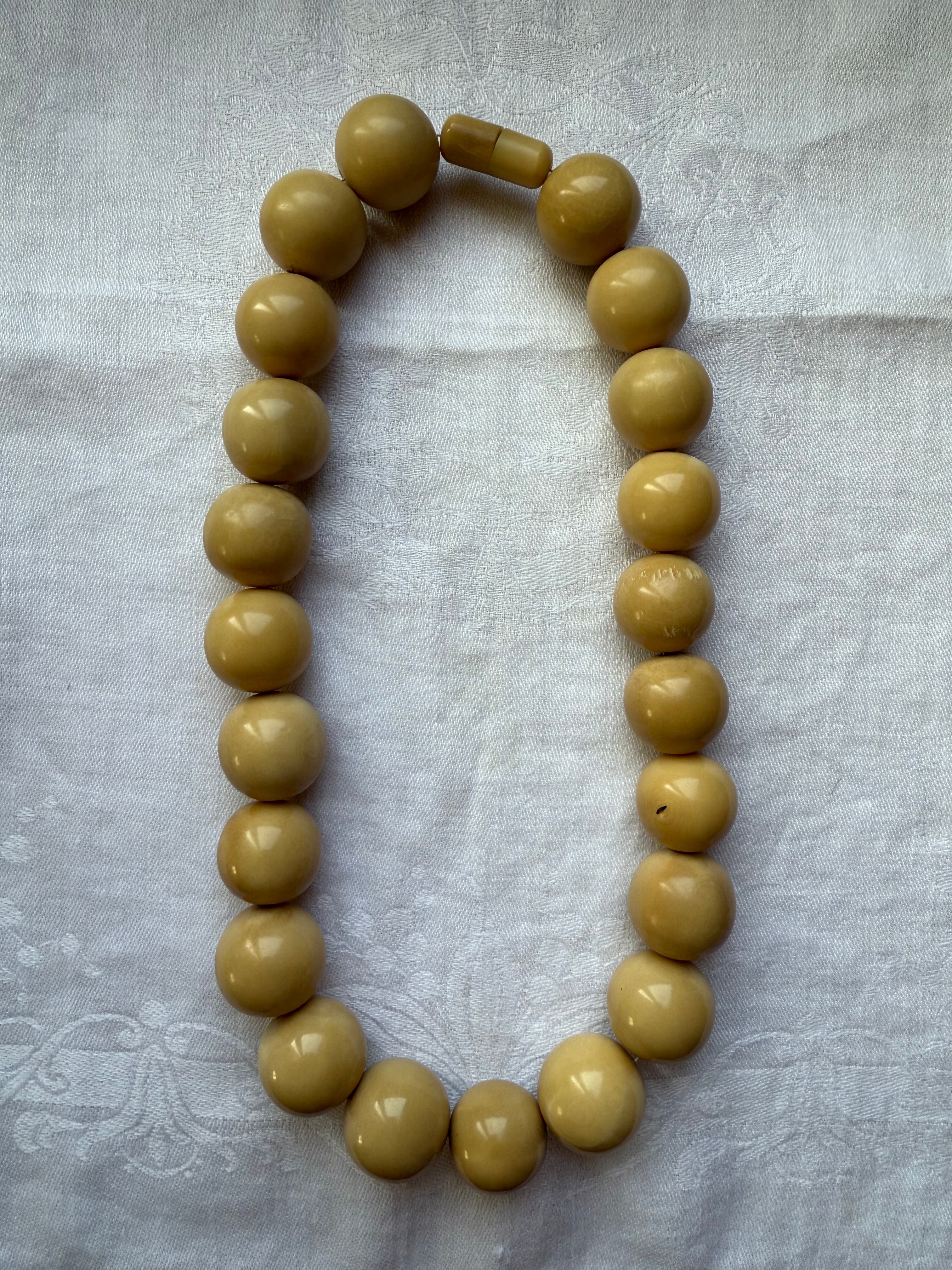 Wood Beaded Necklace