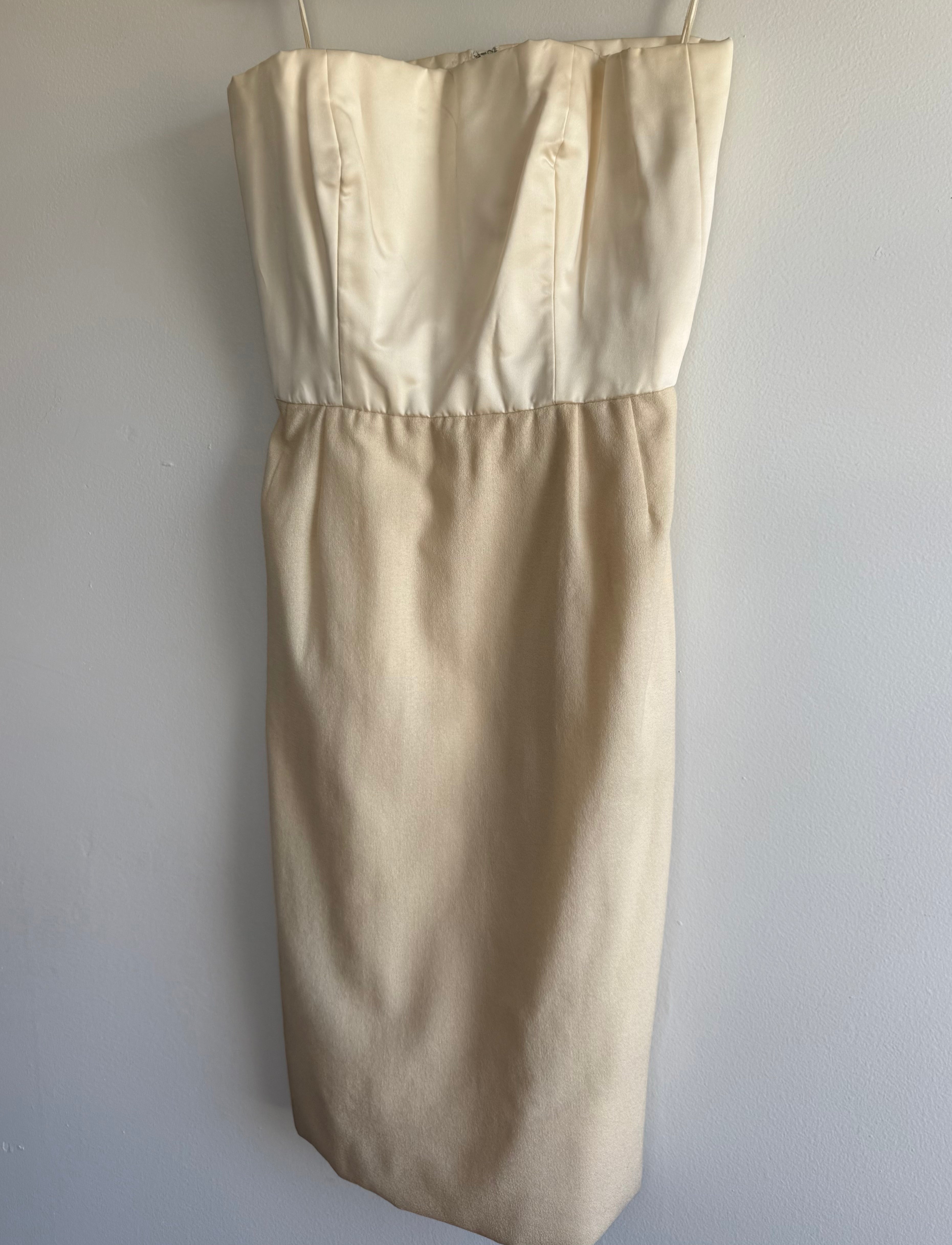 Bill Blass Strapless Cocktail Dress / 4