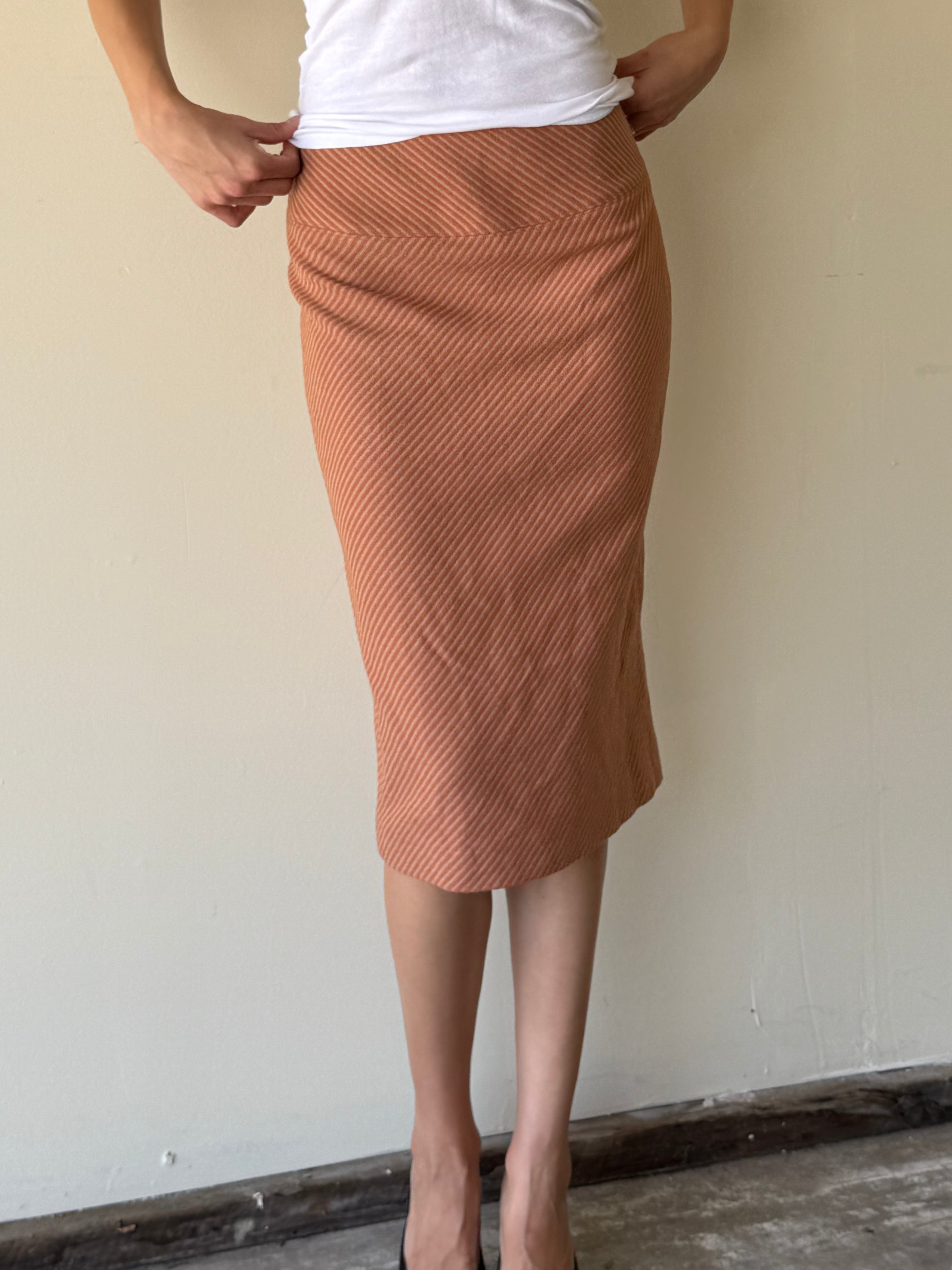 Vintage J.Crew Wool Midi Skirt / 6