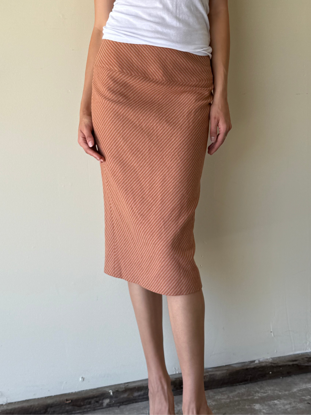 Vintage J.Crew Wool Midi Skirt / 6