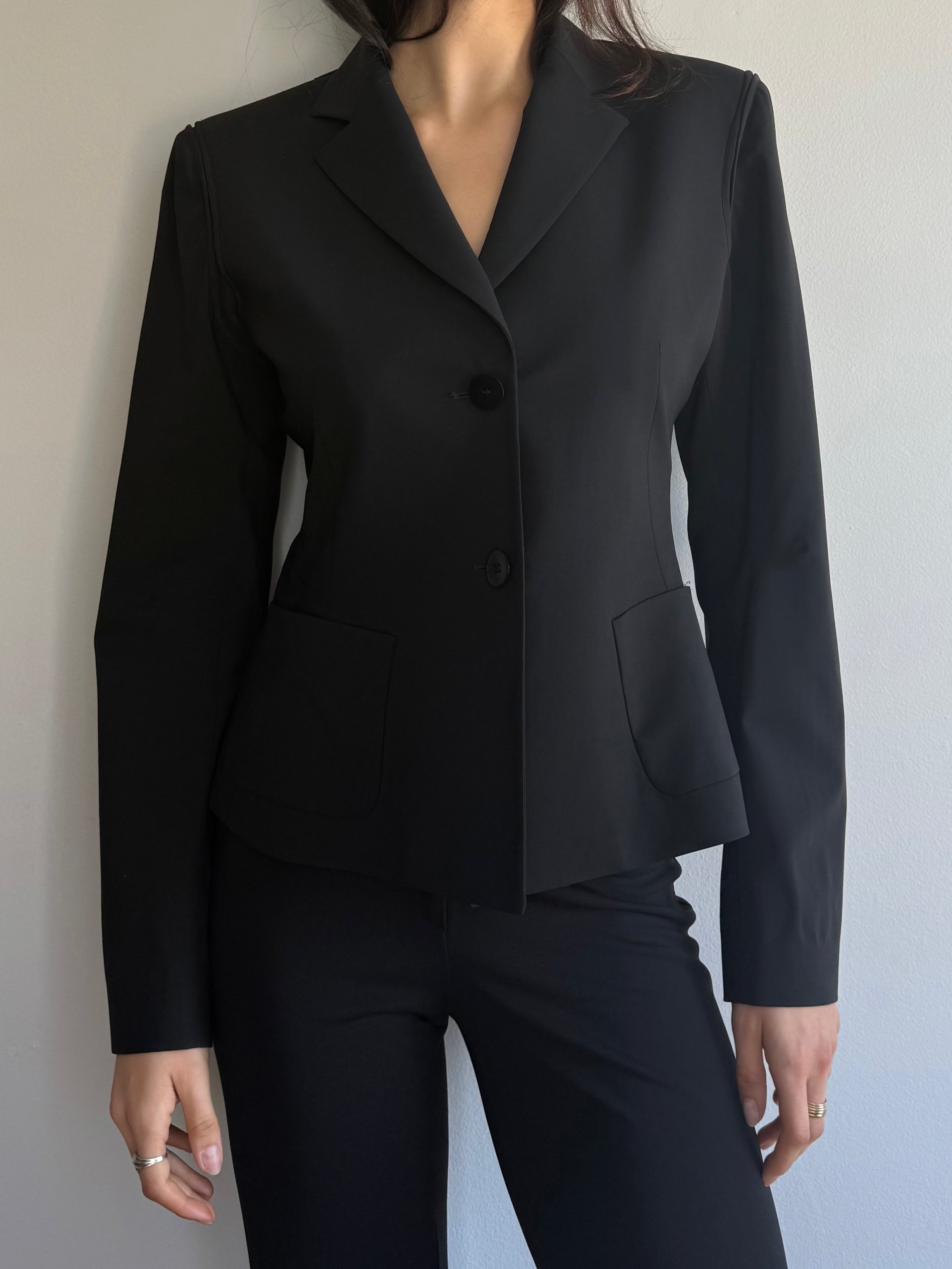 Donna Karen Fitted Blazer / S