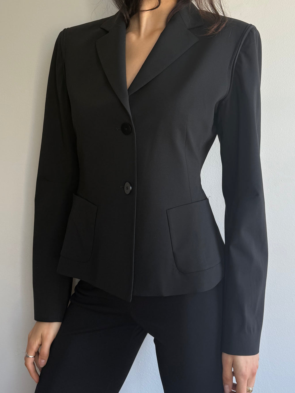 Donna Karen Fitted Blazer / S