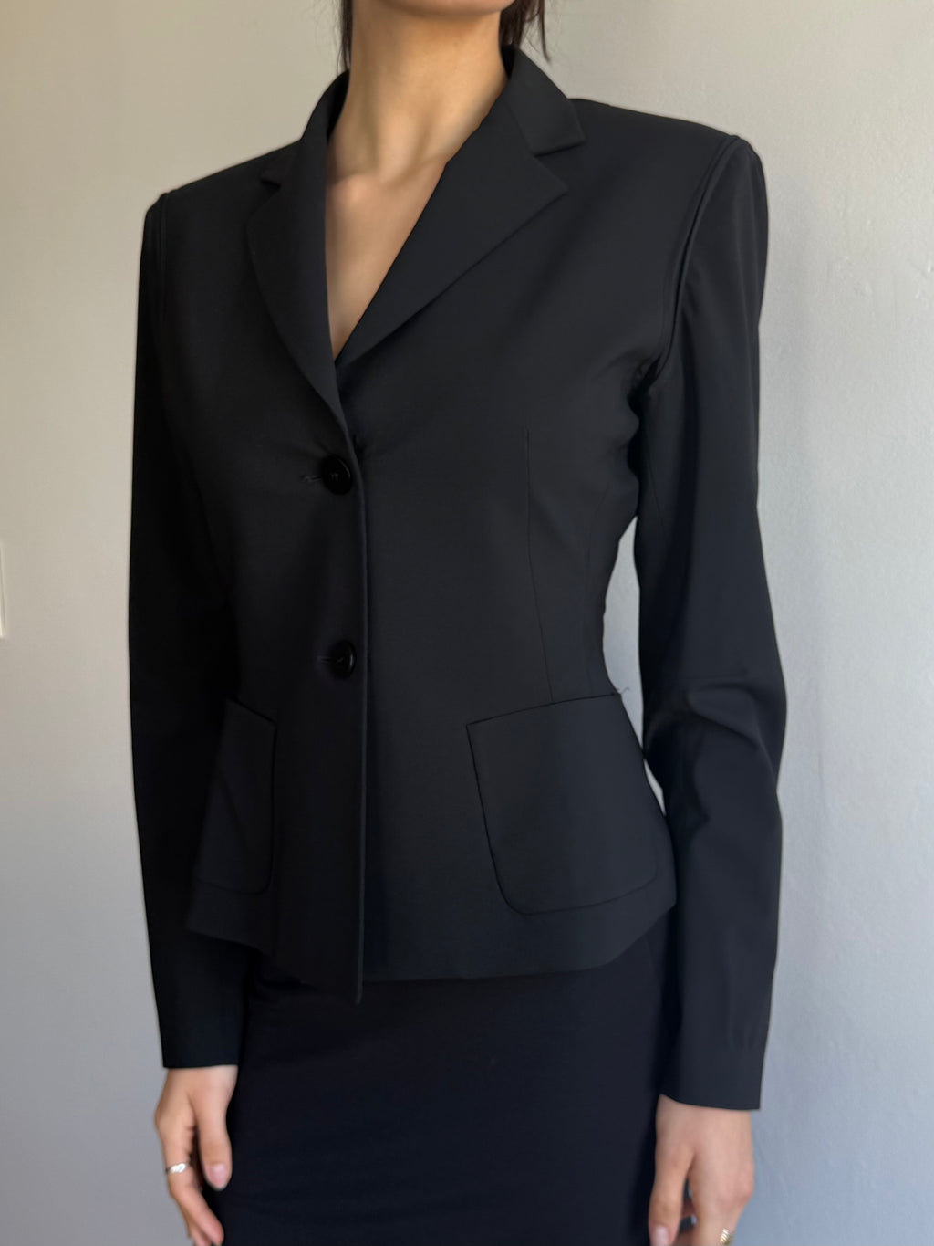 Donna Karen Fitted Blazer / S