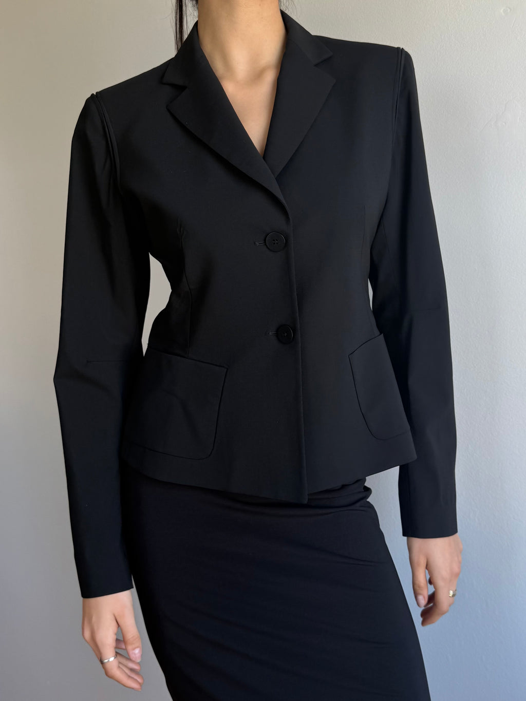 Donna Karen Fitted Blazer / S