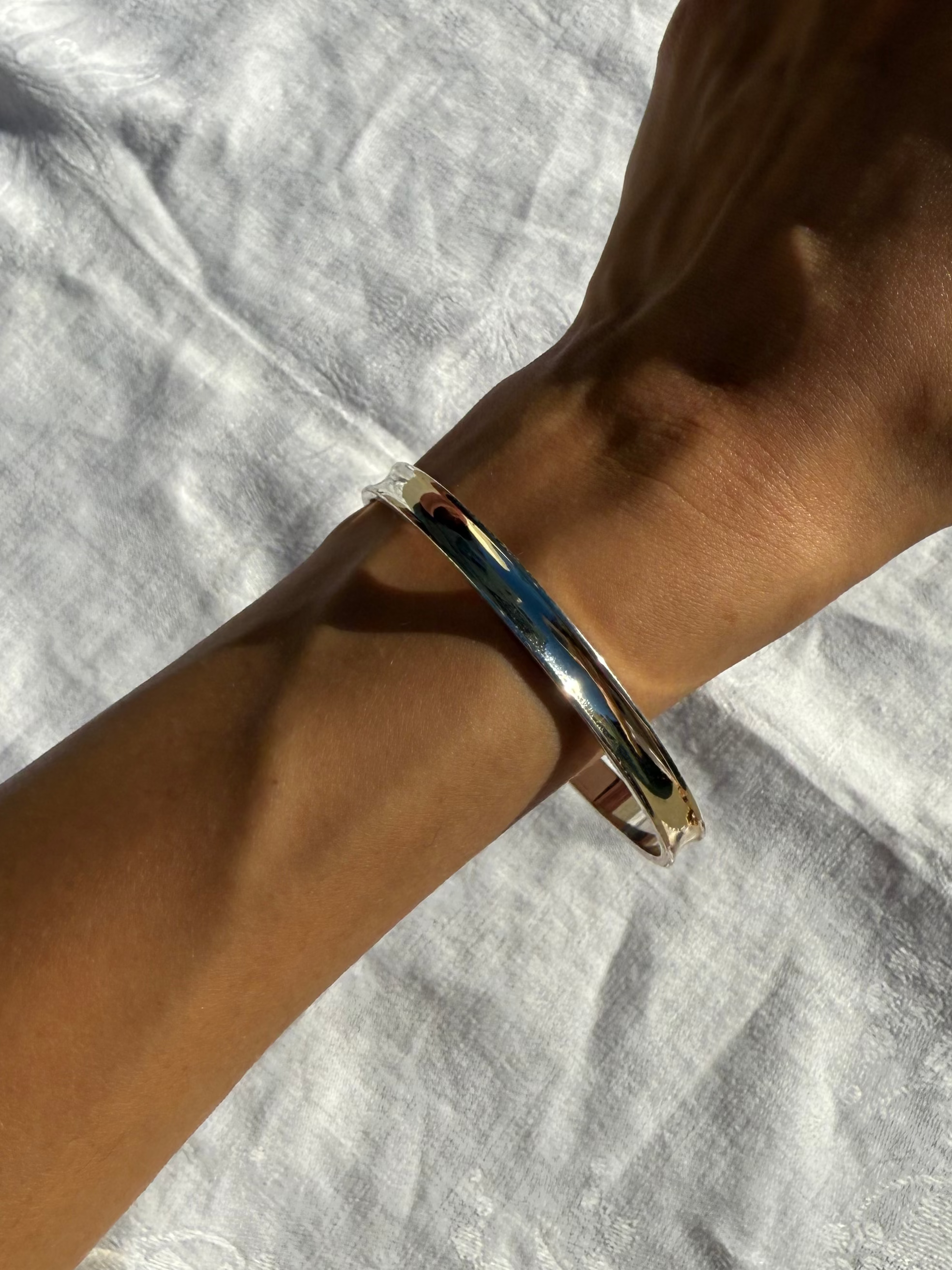 Thin Silver Bracelet