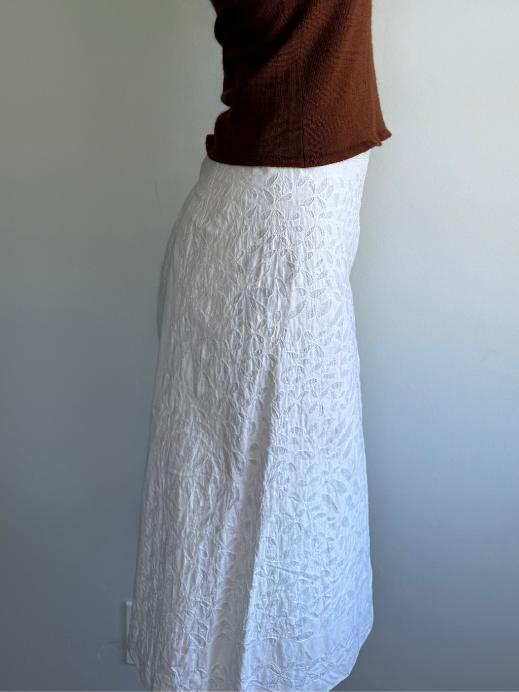 DKNY Embroidered Skirt / 4