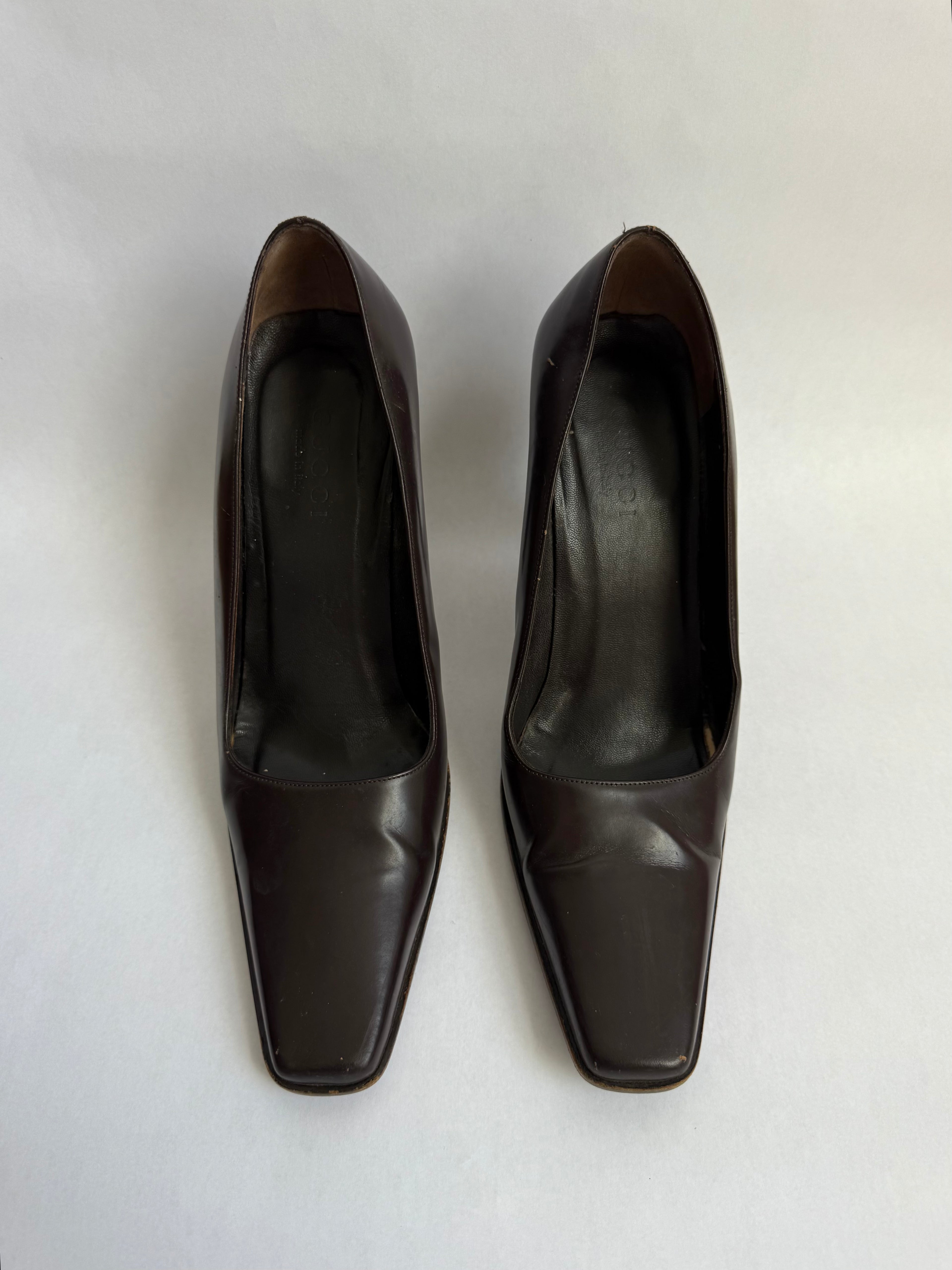 Gucci Square-Toe Pumps / 9