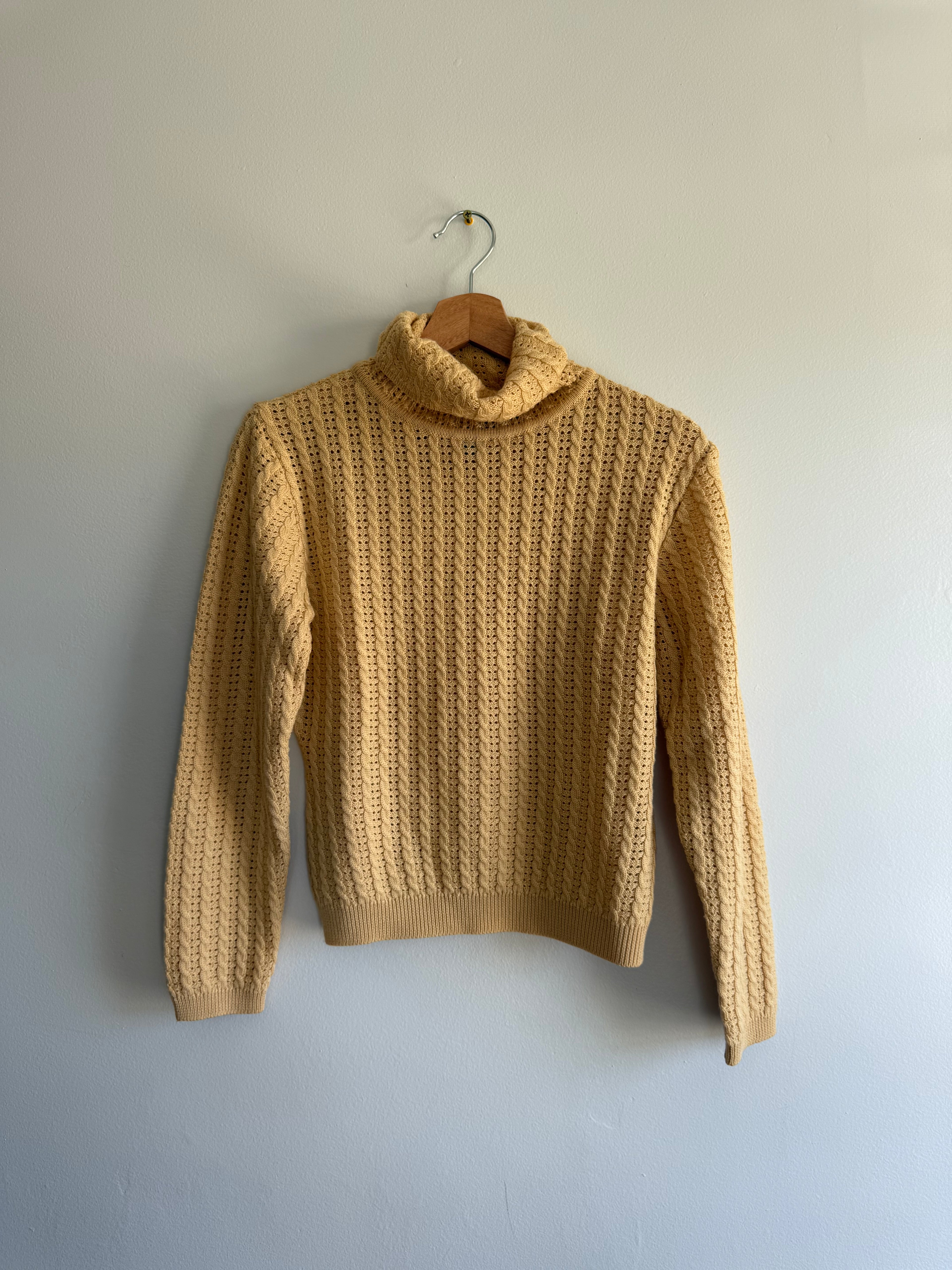 90s DKNY Chunky Turtleneck / S