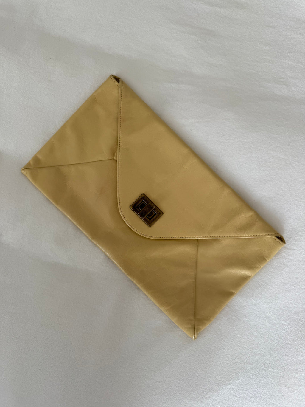Vintage Hobo Yellow Clutch