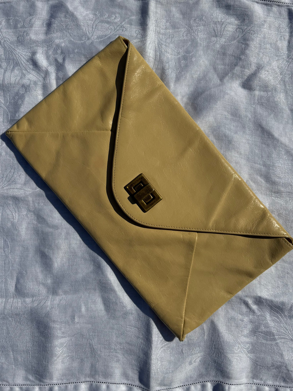 Vintage Hobo Yellow Clutch