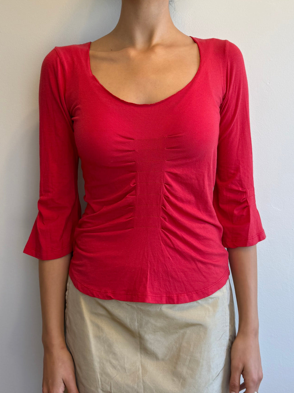 Y2k Red Blouse