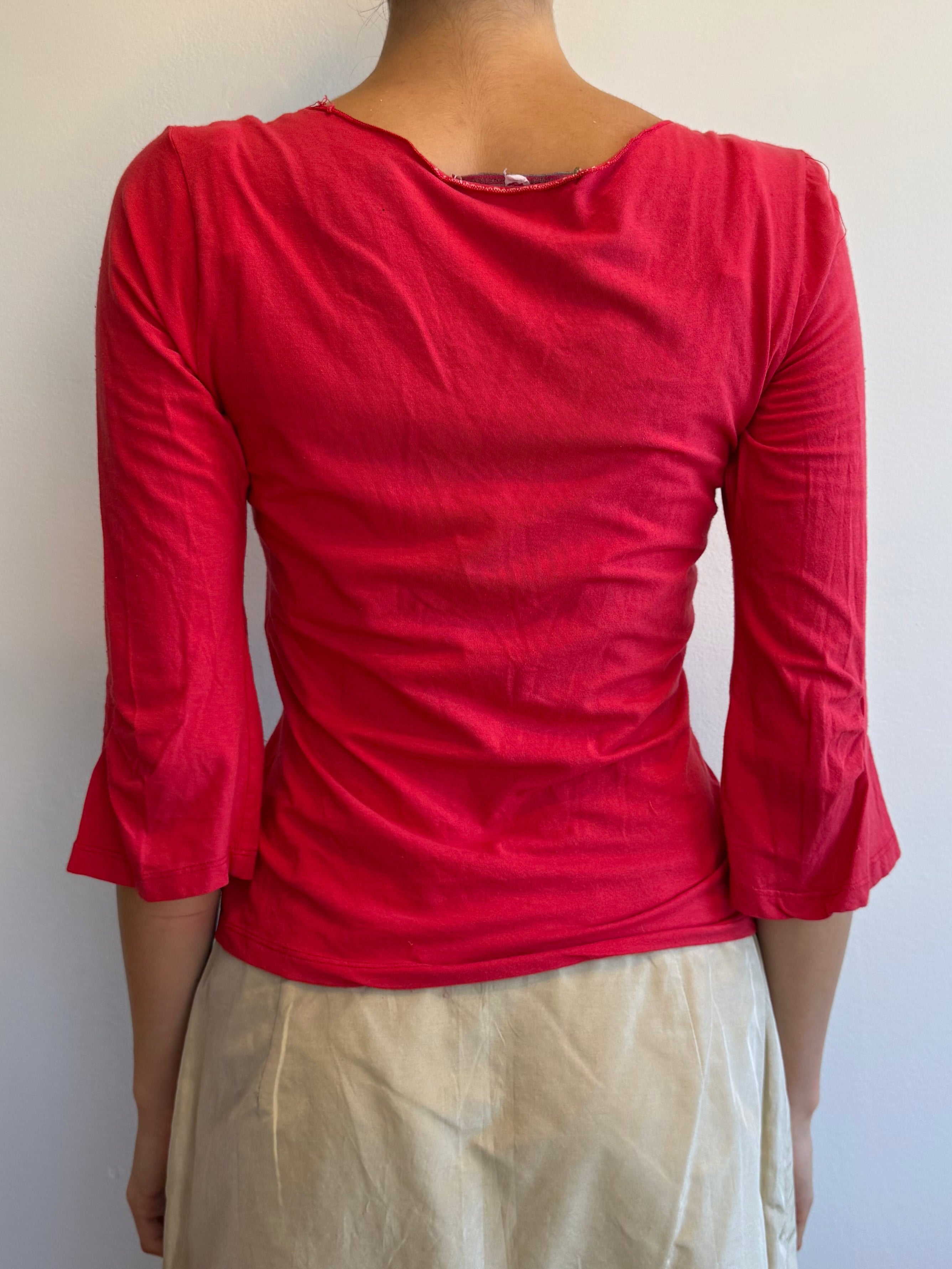 Y2k Red Blouse