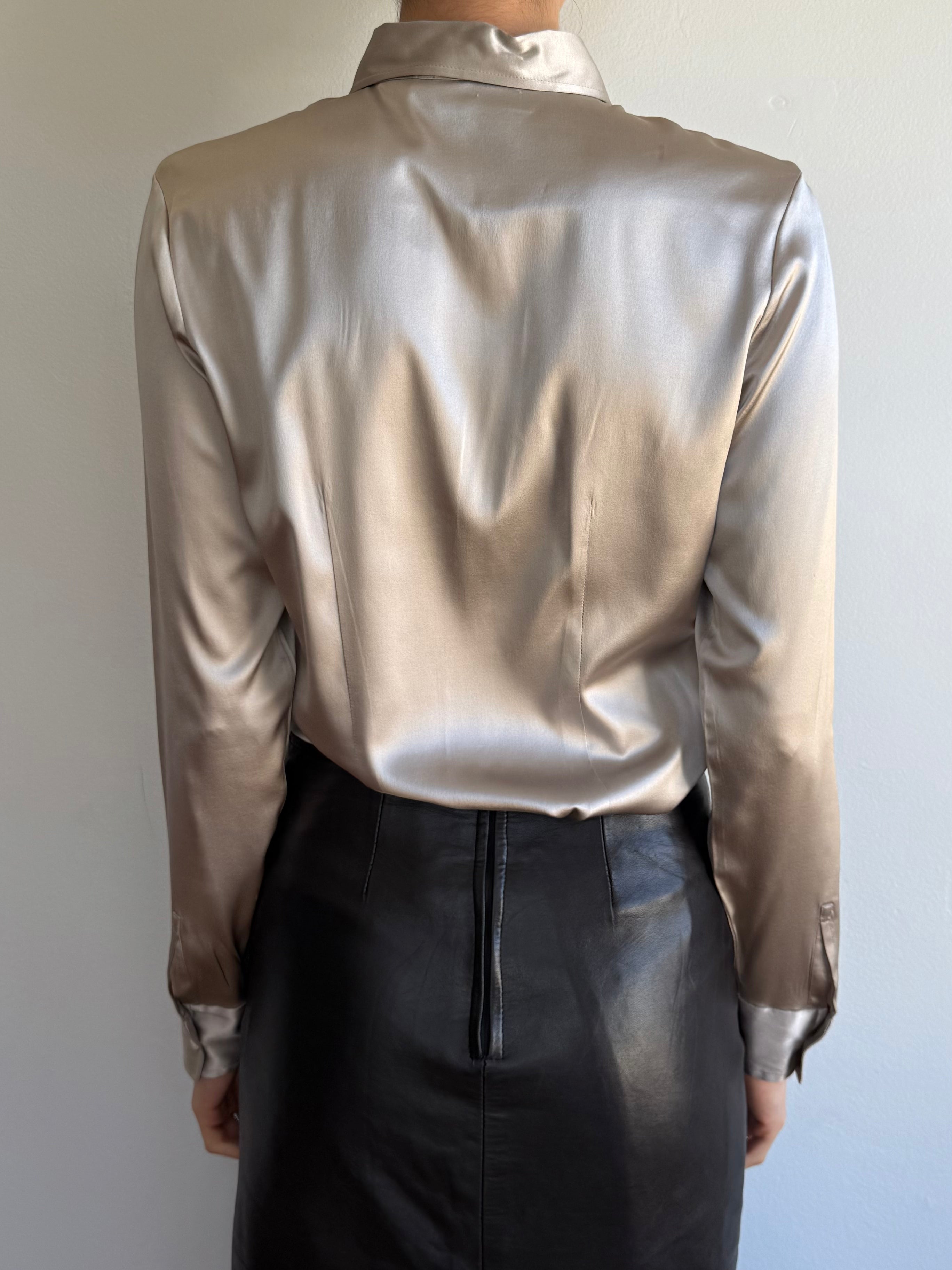 Banana Republic Stretch Silk Blouse / M