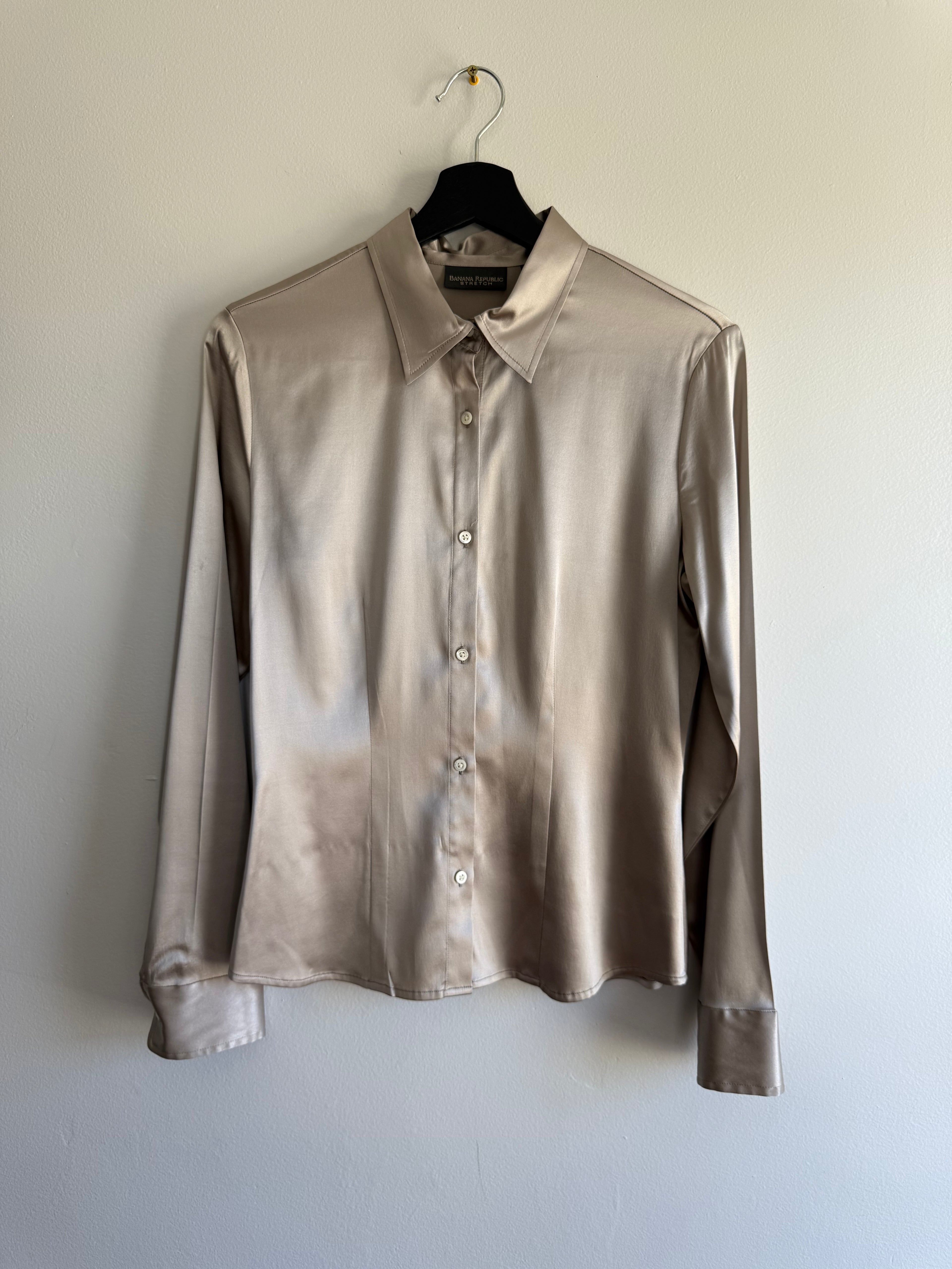 Banana Republic Stretch Silk Blouse / M