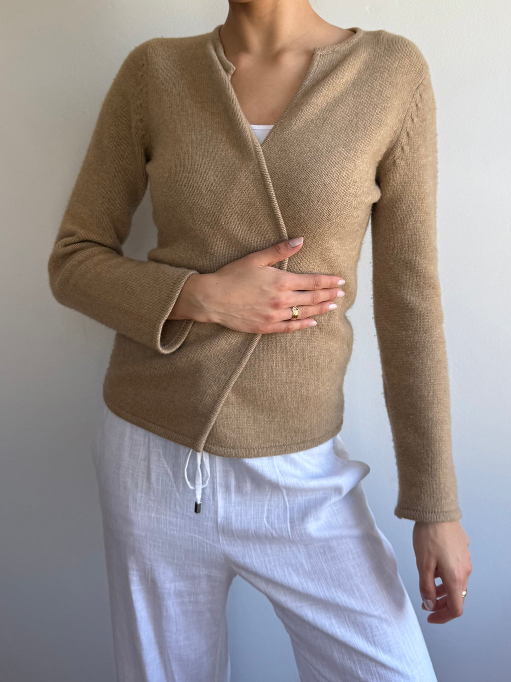 Vintage Cashmere Calvin Klein Cardigan / S