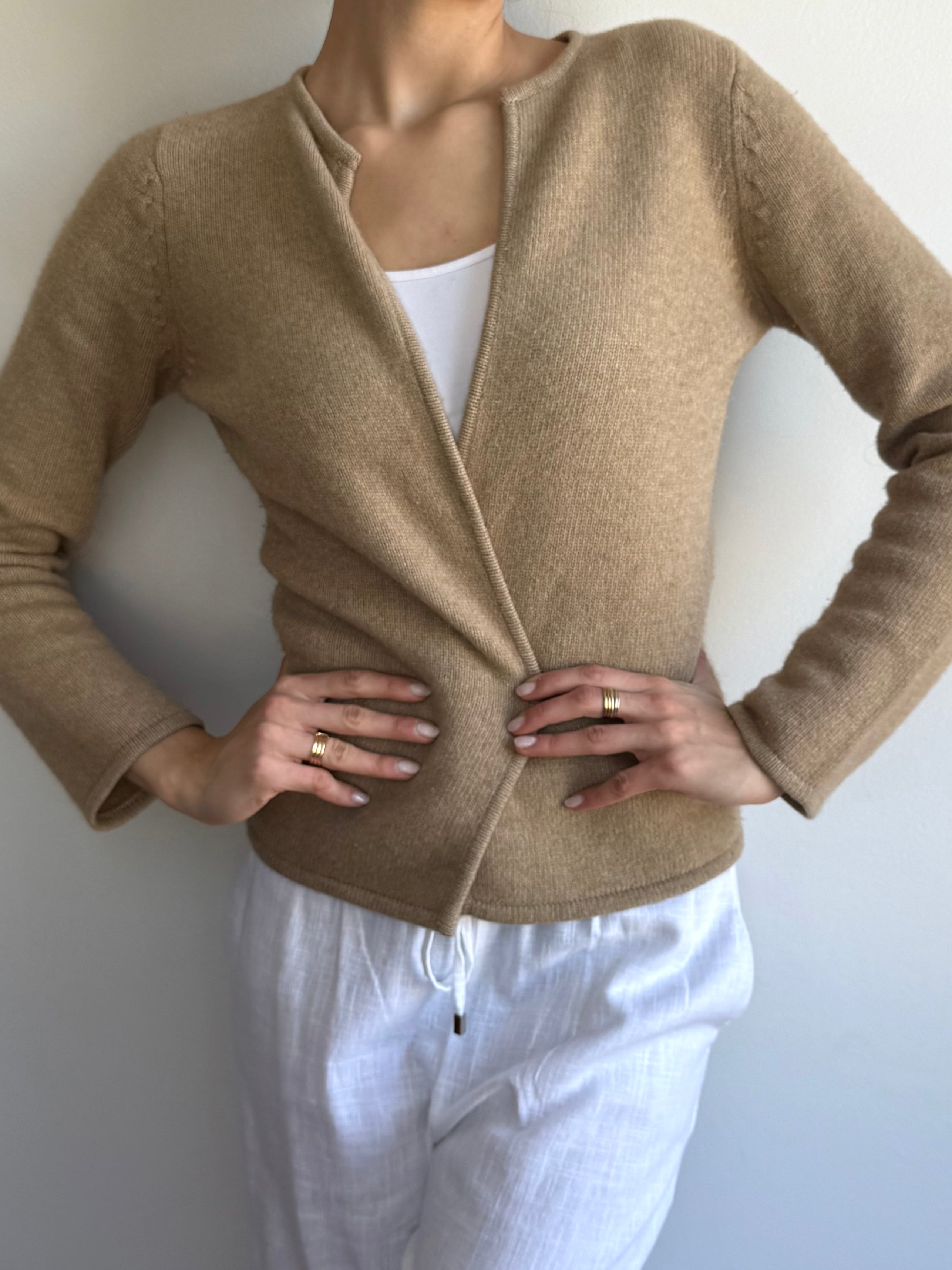 Vintage Cashmere Calvin Klein Cardigan / S
