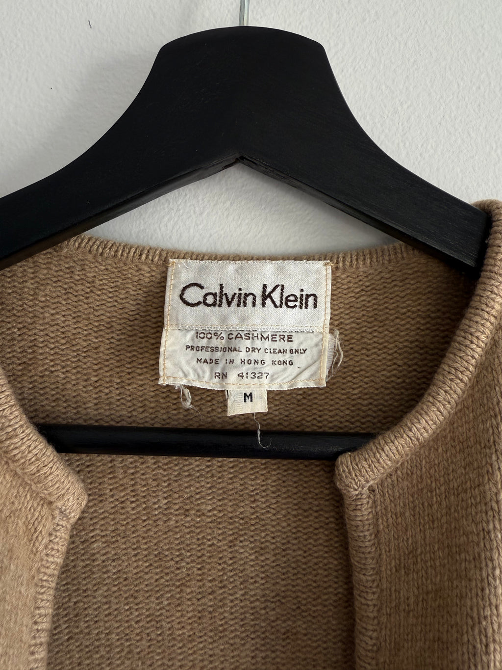 Vintage Cashmere Calvin Klein Cardigan / S