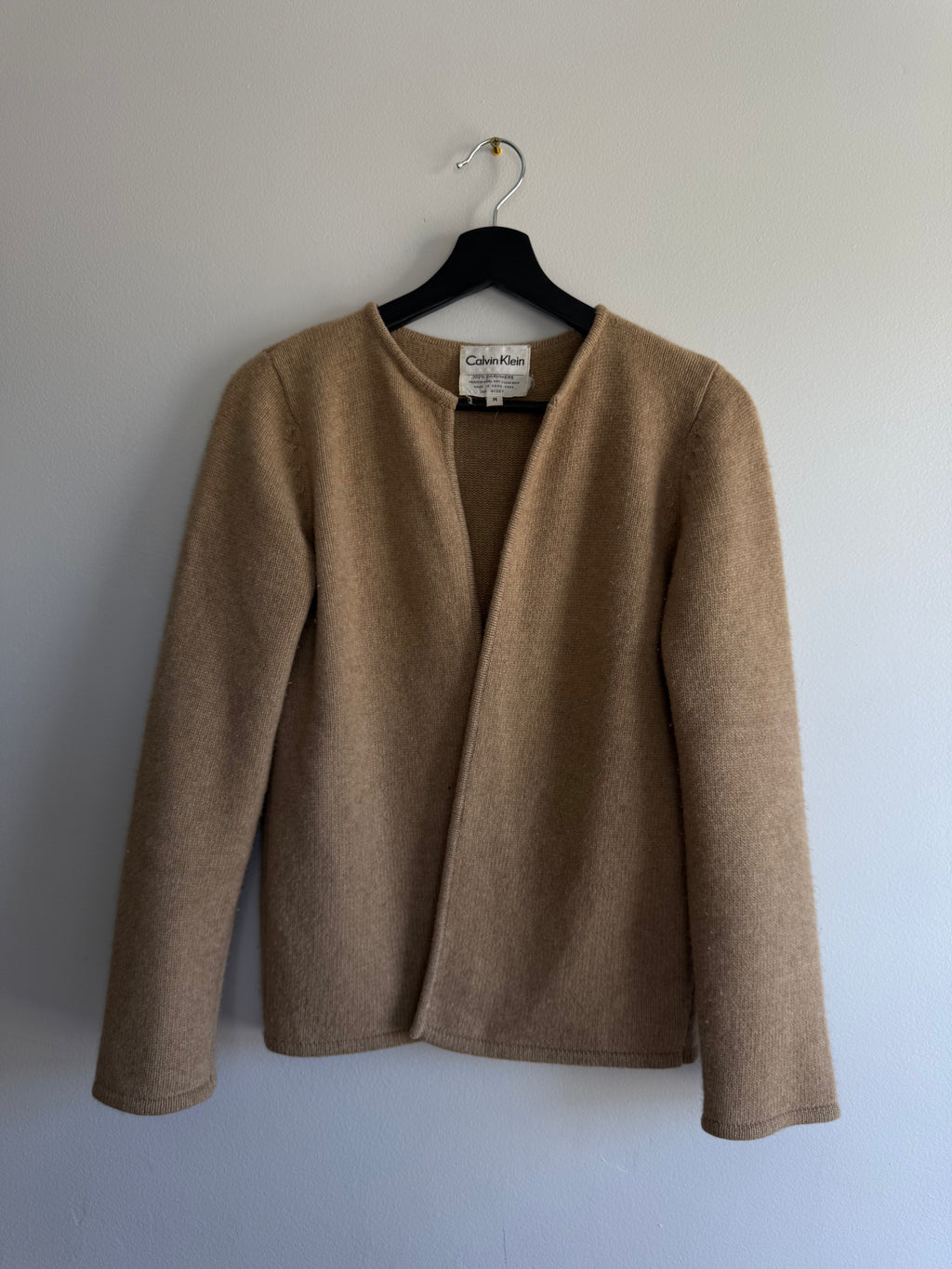 Vintage Cashmere Calvin Klein Cardigan / S