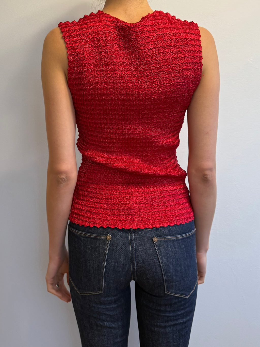 Y2k Red Stretchy Tank
