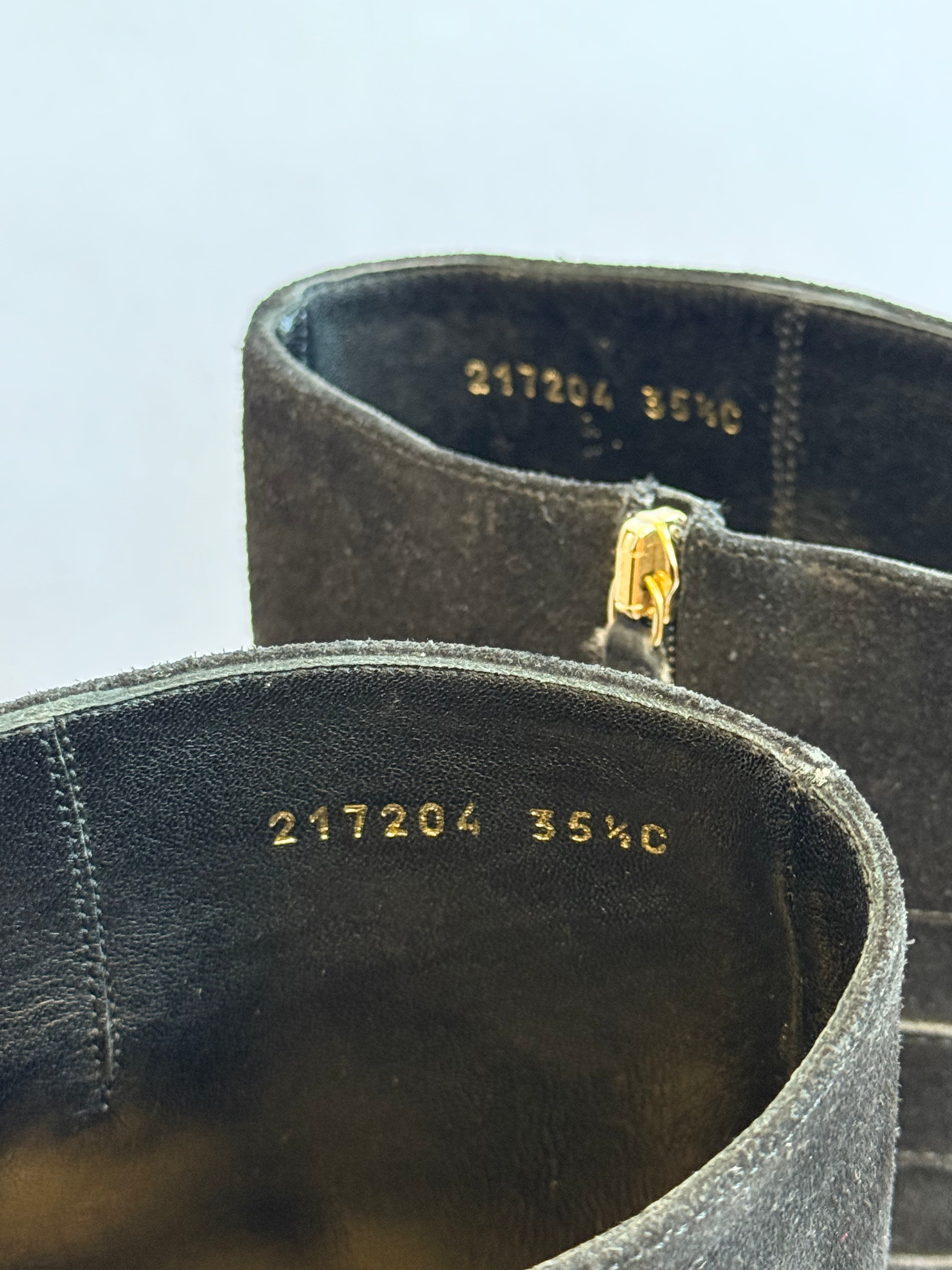 Gucci Hasler Horsebit Suede Boots