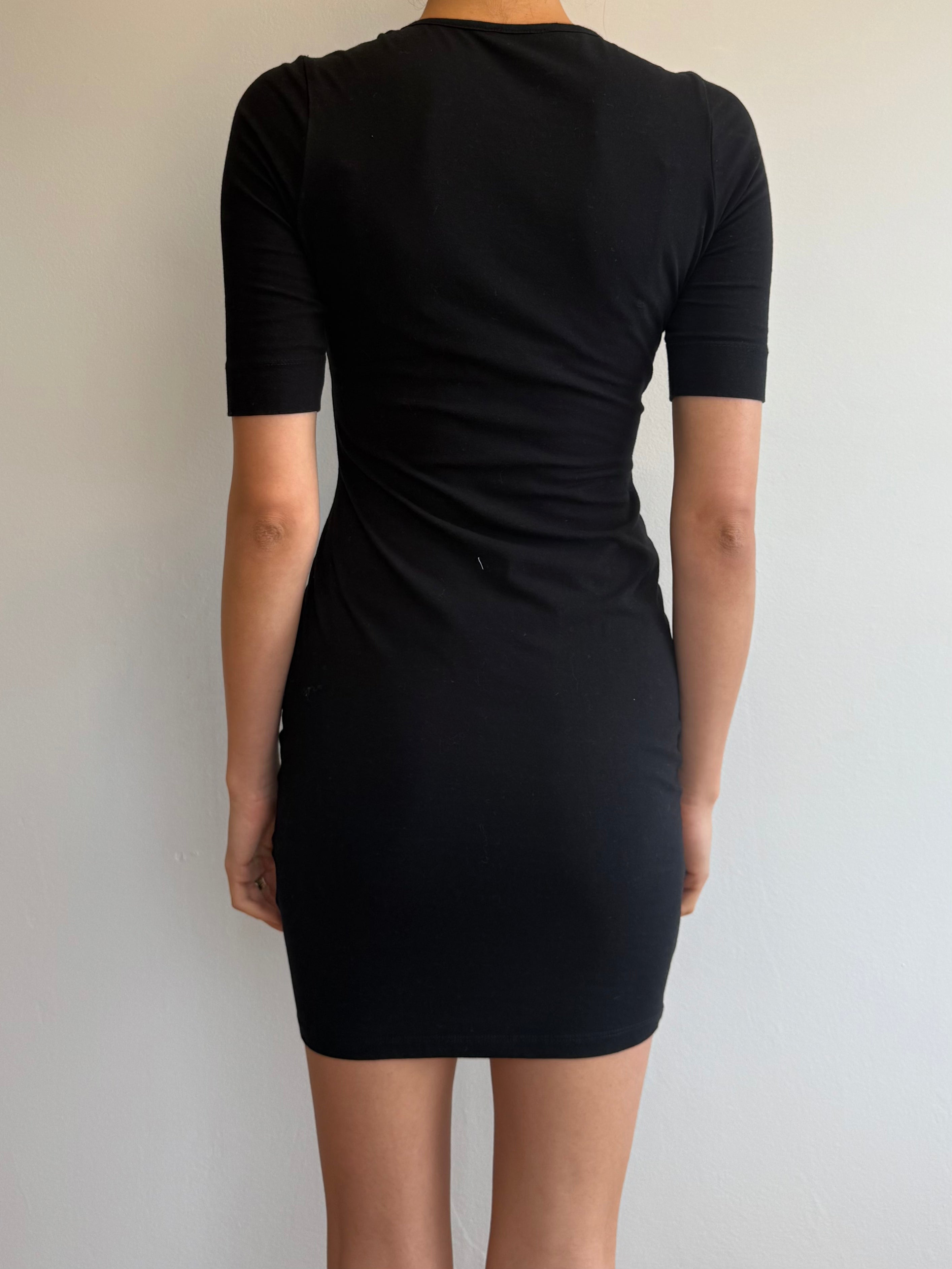 Y2K Black Bodycon Dress