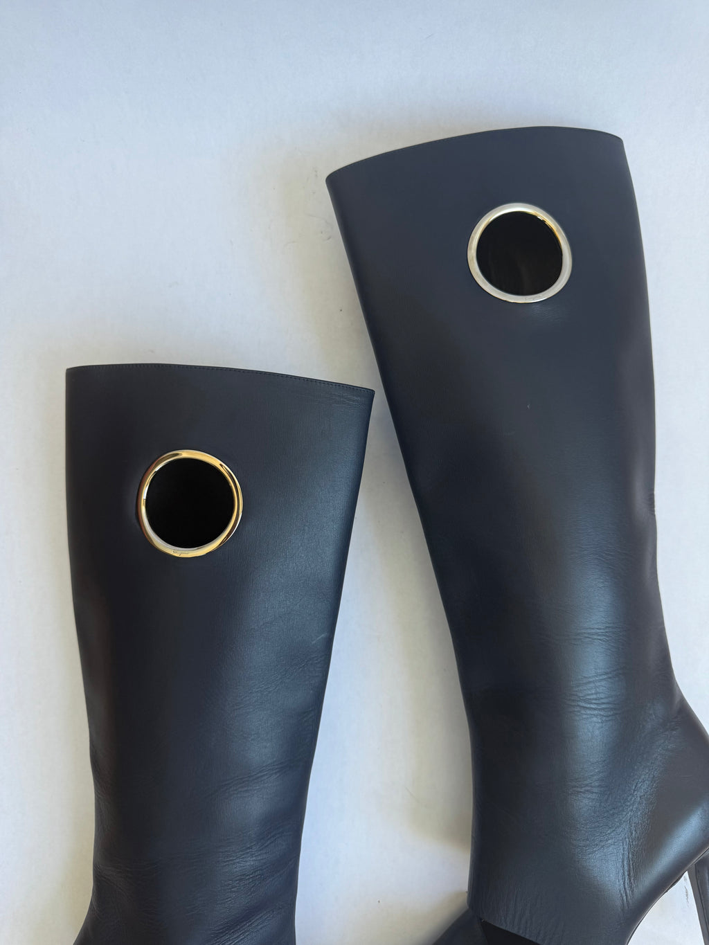 Salvatore Ferragamo Cut-out Boots / 5.5