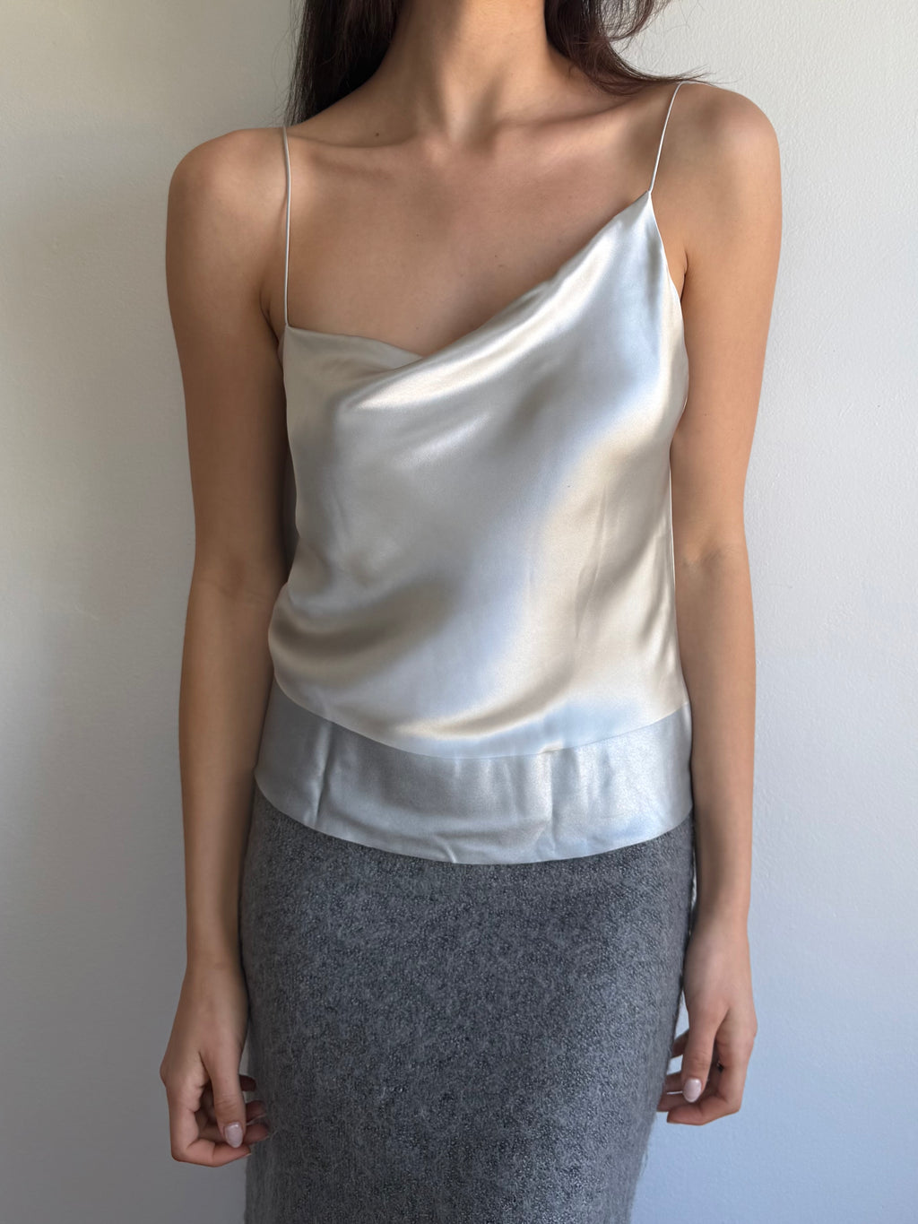 DKNY Gray Silk Cami / 4