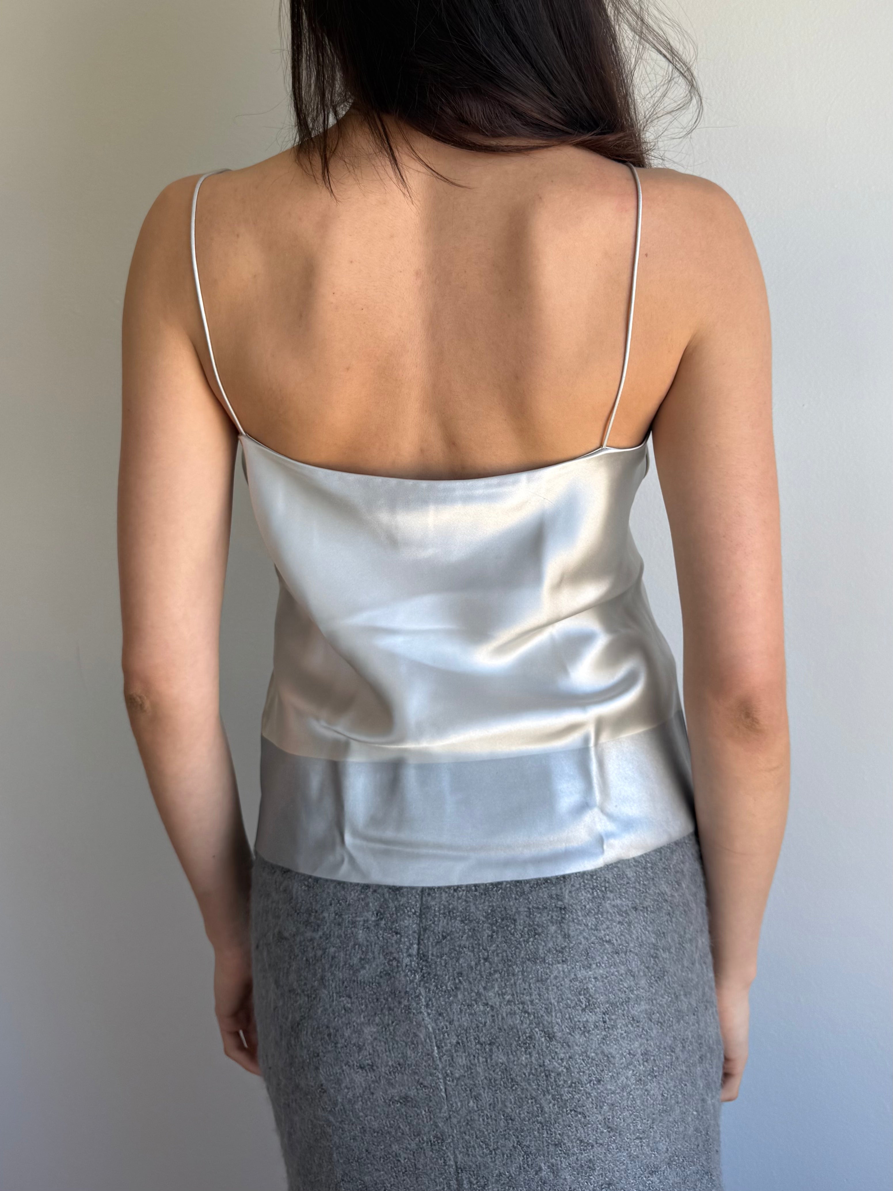 DKNY Gray Silk Cami / 4