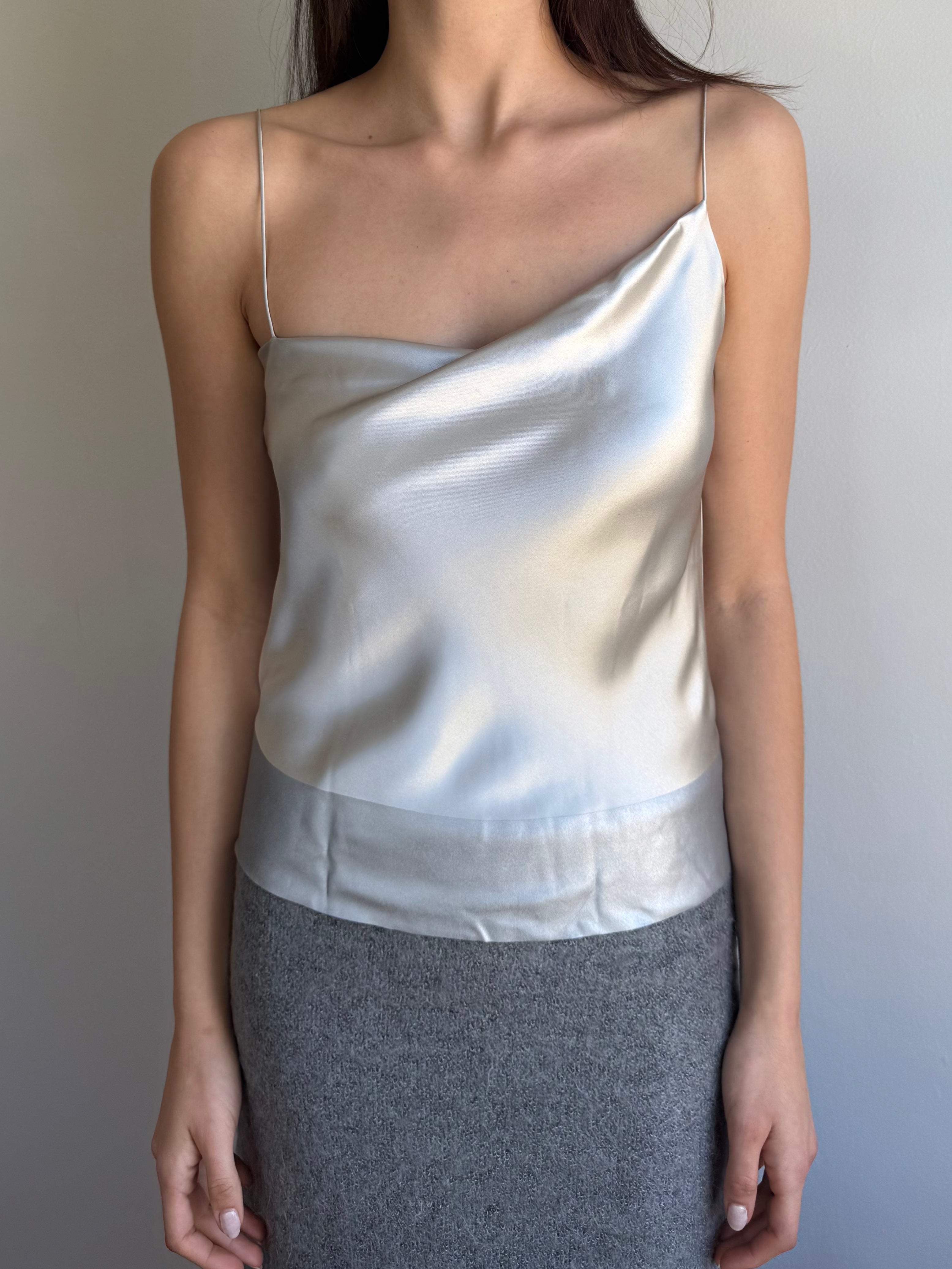 DKNY Gray Silk Cami / 4