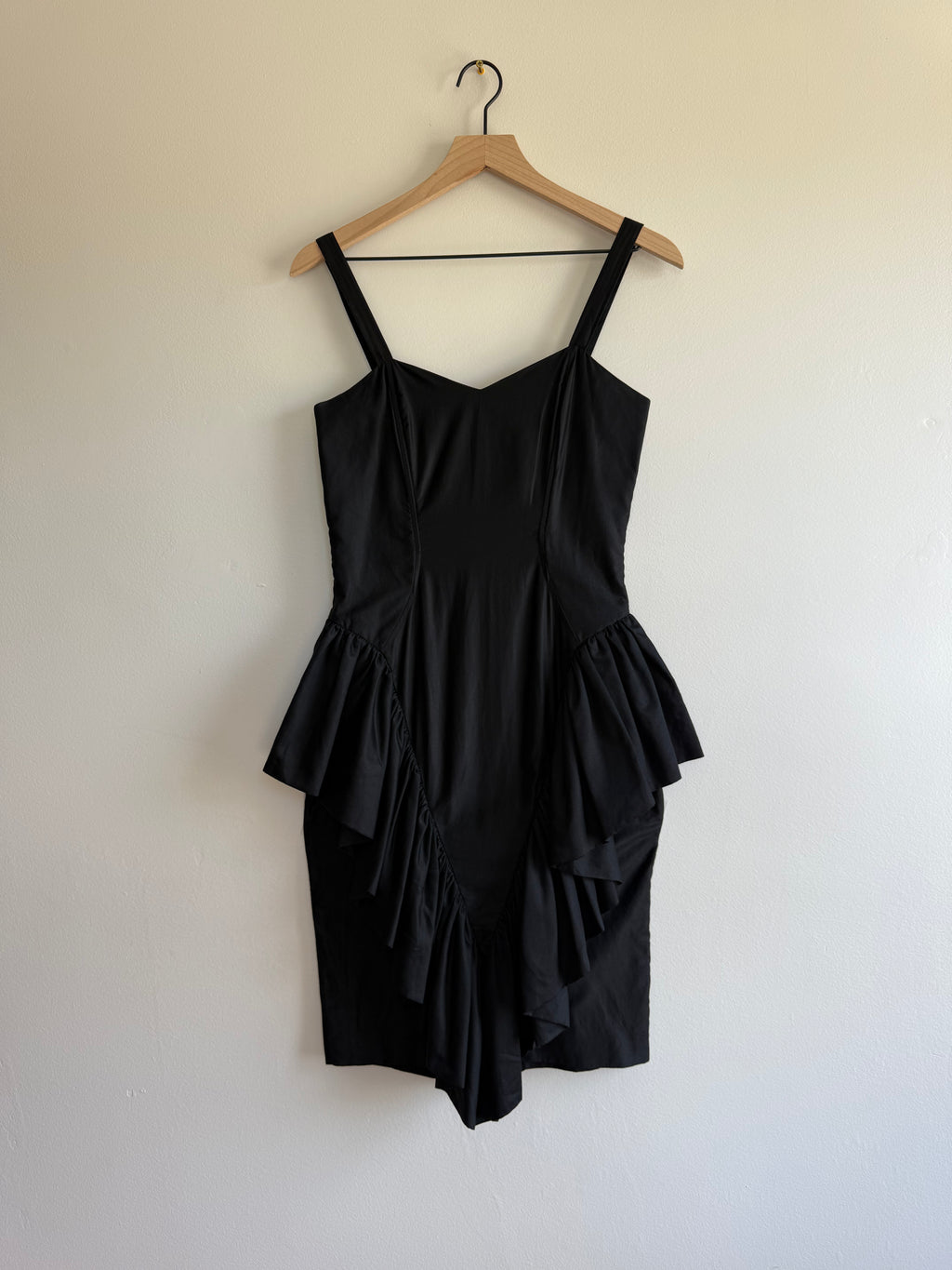 Vintage Les Nuits D’Elodie Paris Ruffle Dress / 40