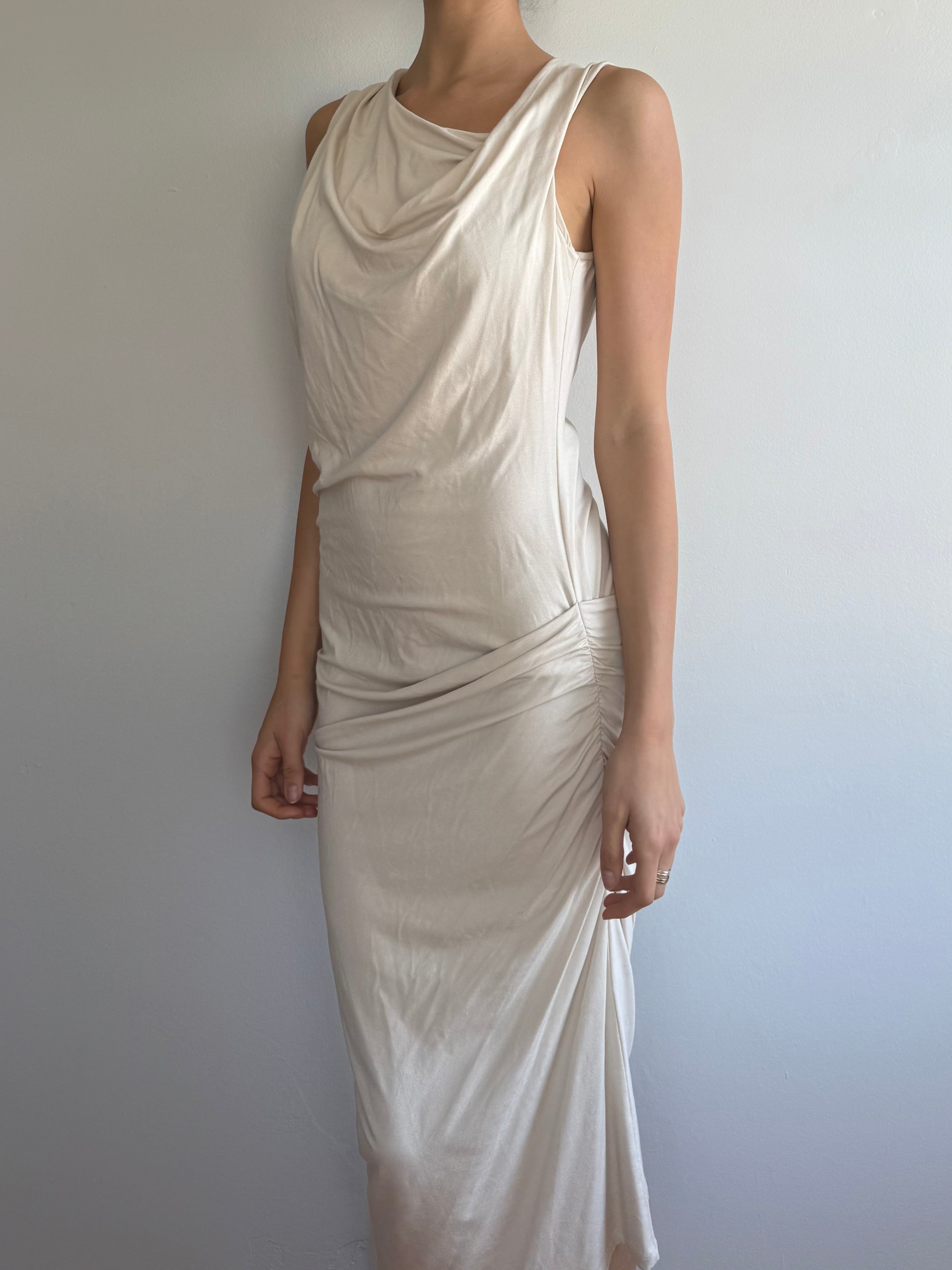 Y2k Asymmetrical Midi Dress