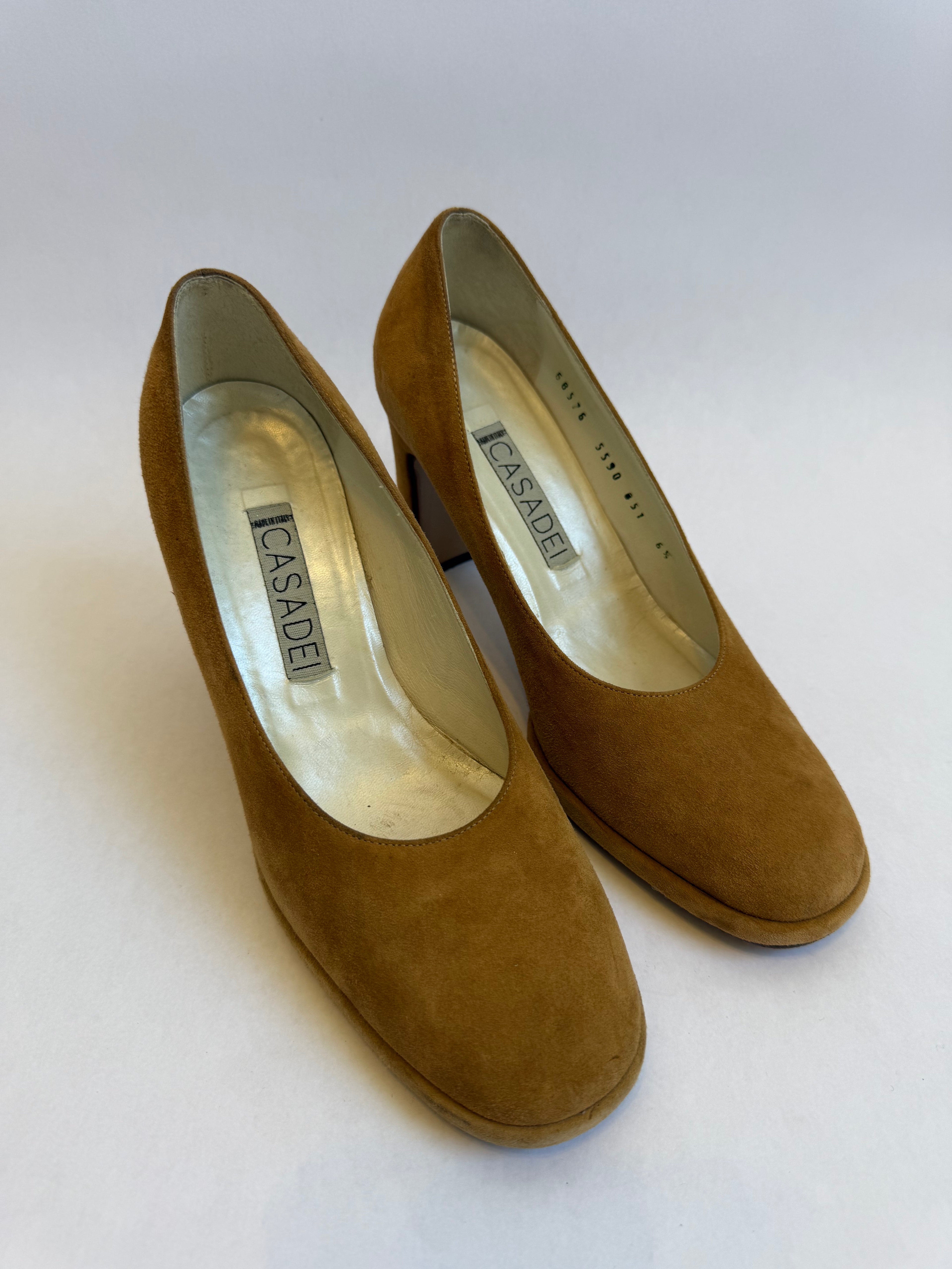 Casadei Suede Pumps