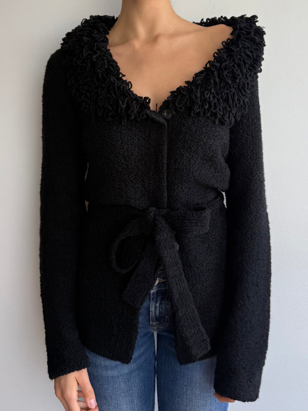 White House Black Market Shag Cardigan