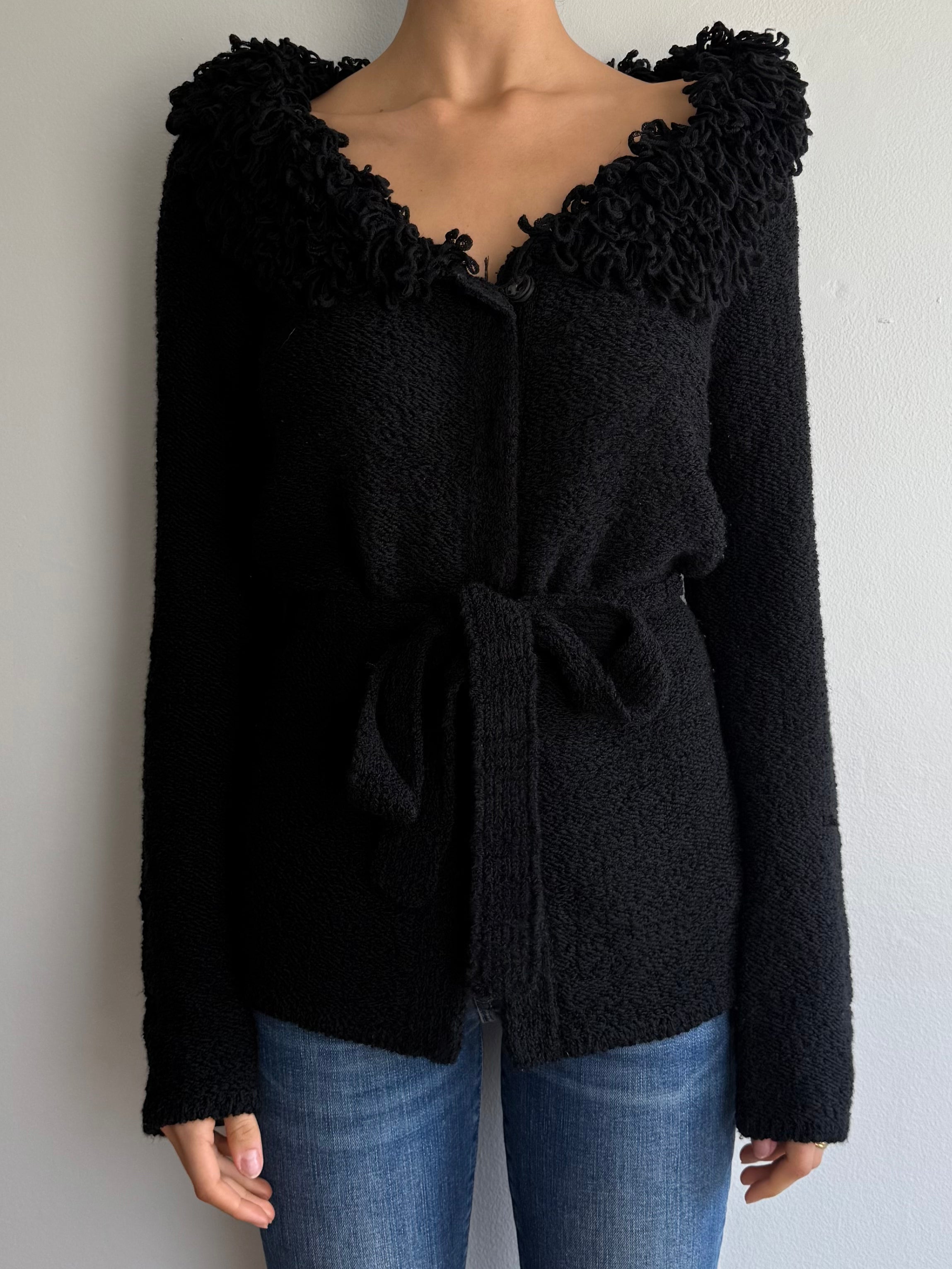 White House Black Market Shag Cardigan