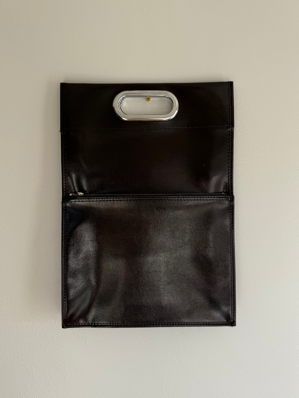 Faux Leather Rectangle Bag