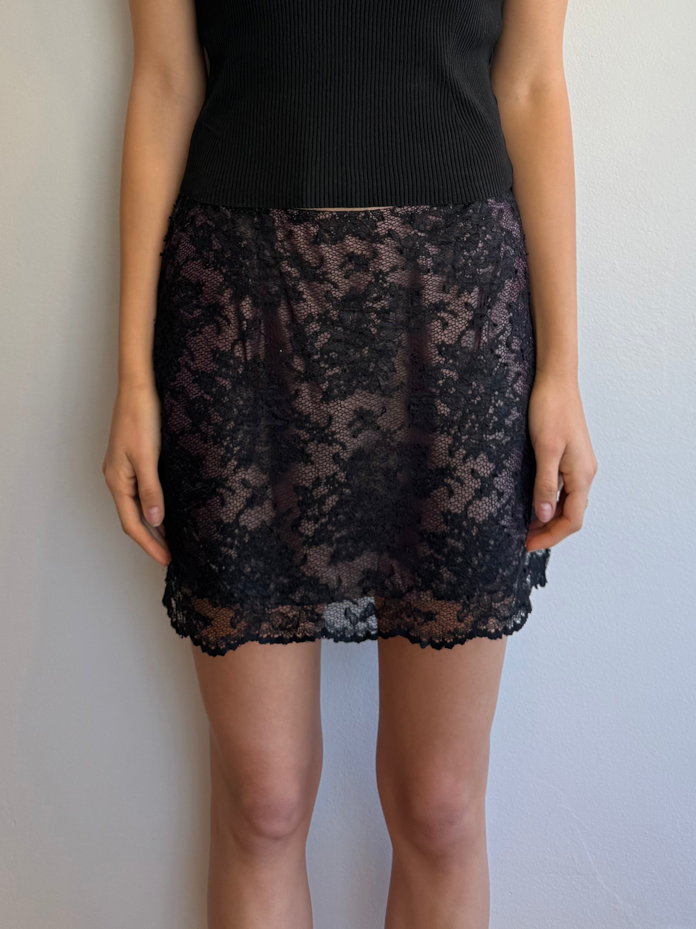 Vintage Guess Lace skirt