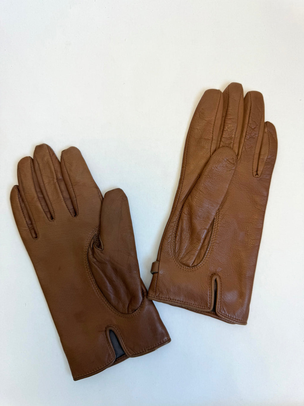 Courrèges leather gloves / XS