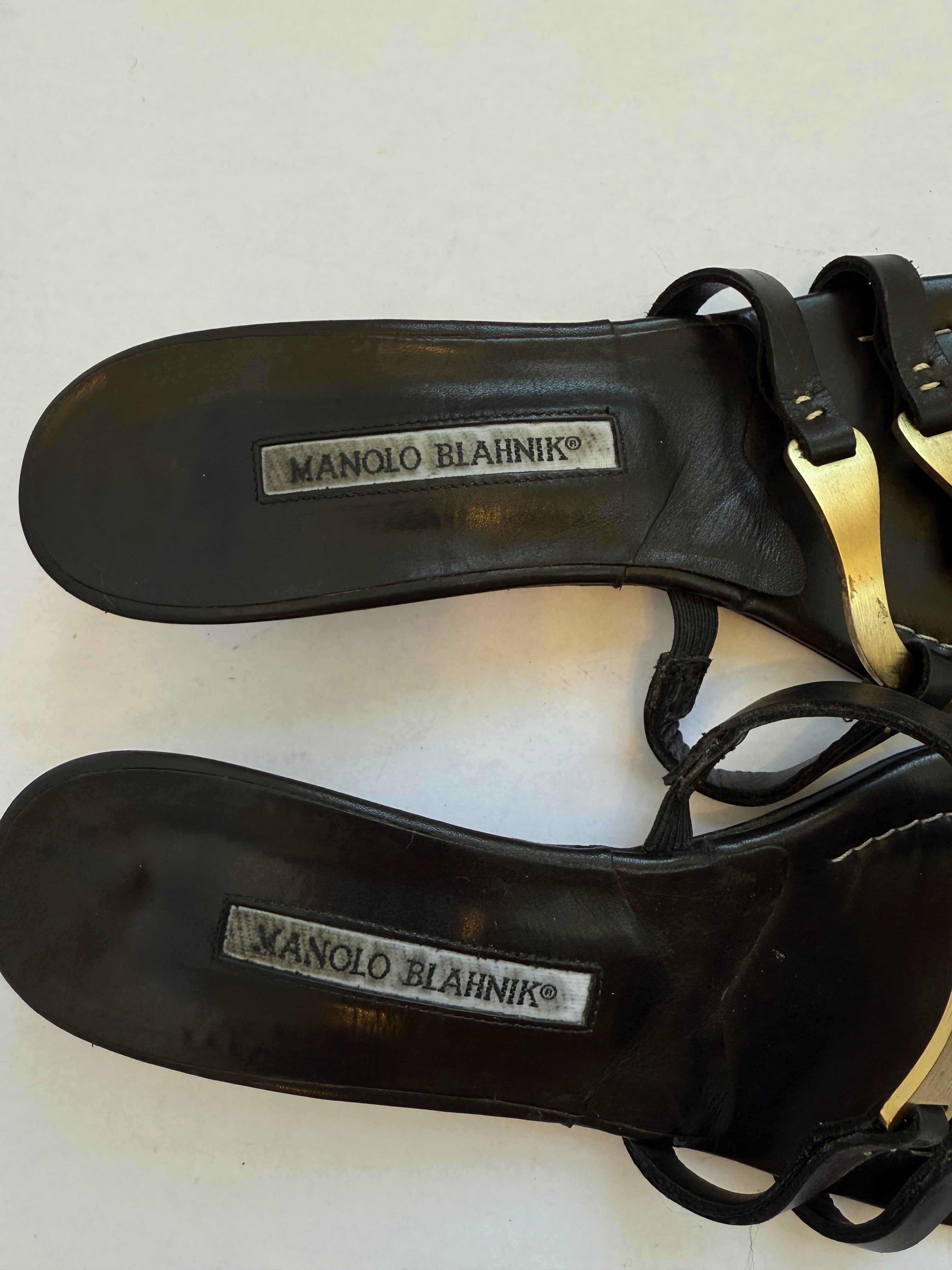 Vintage Manolo Blahnik Sandals / US 9