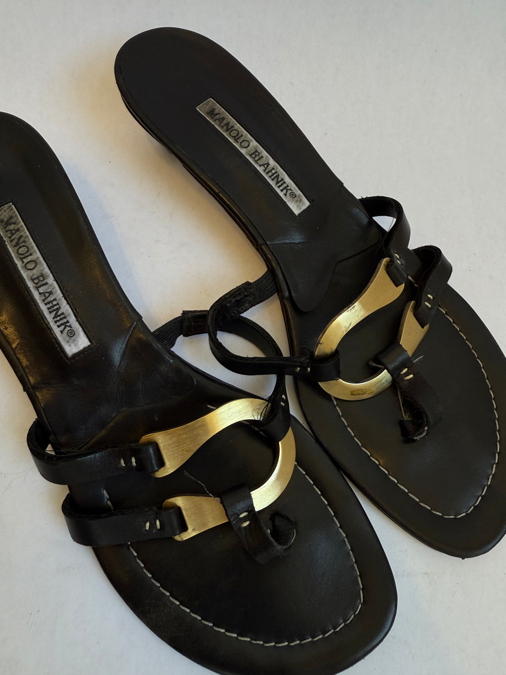 Vintage Manolo Blahnik Sandals / US 9