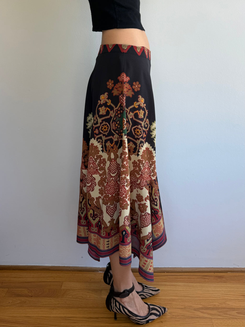 Etro Asymmetrical Skirt / 46