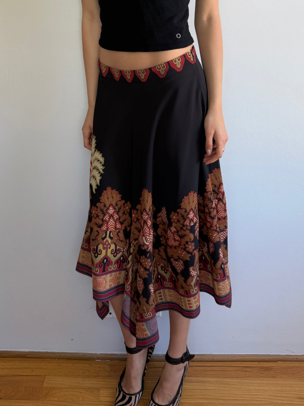 Etro Asymmetrical Skirt / 46