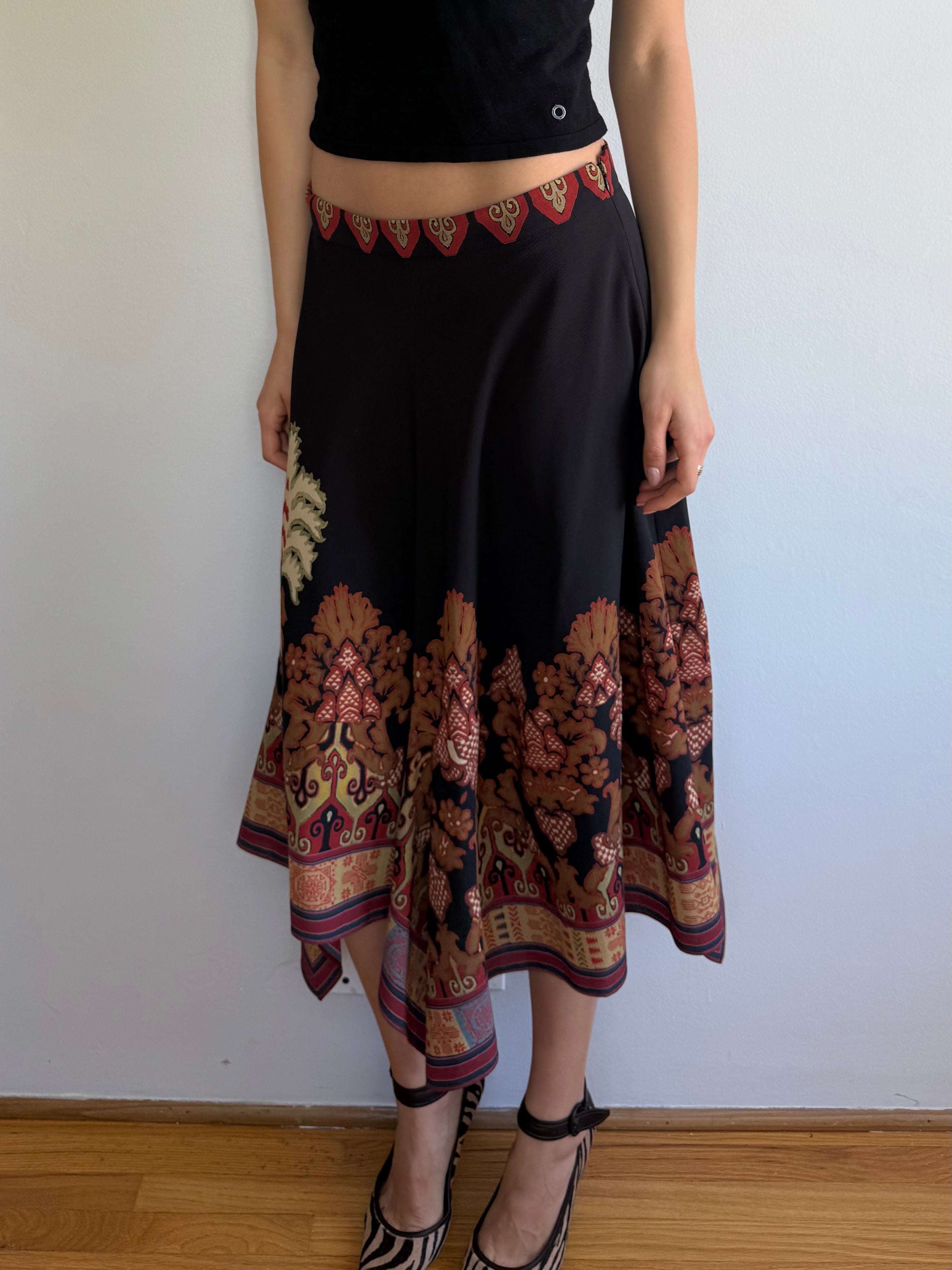 Etro Asymmetrical Skirt / 46