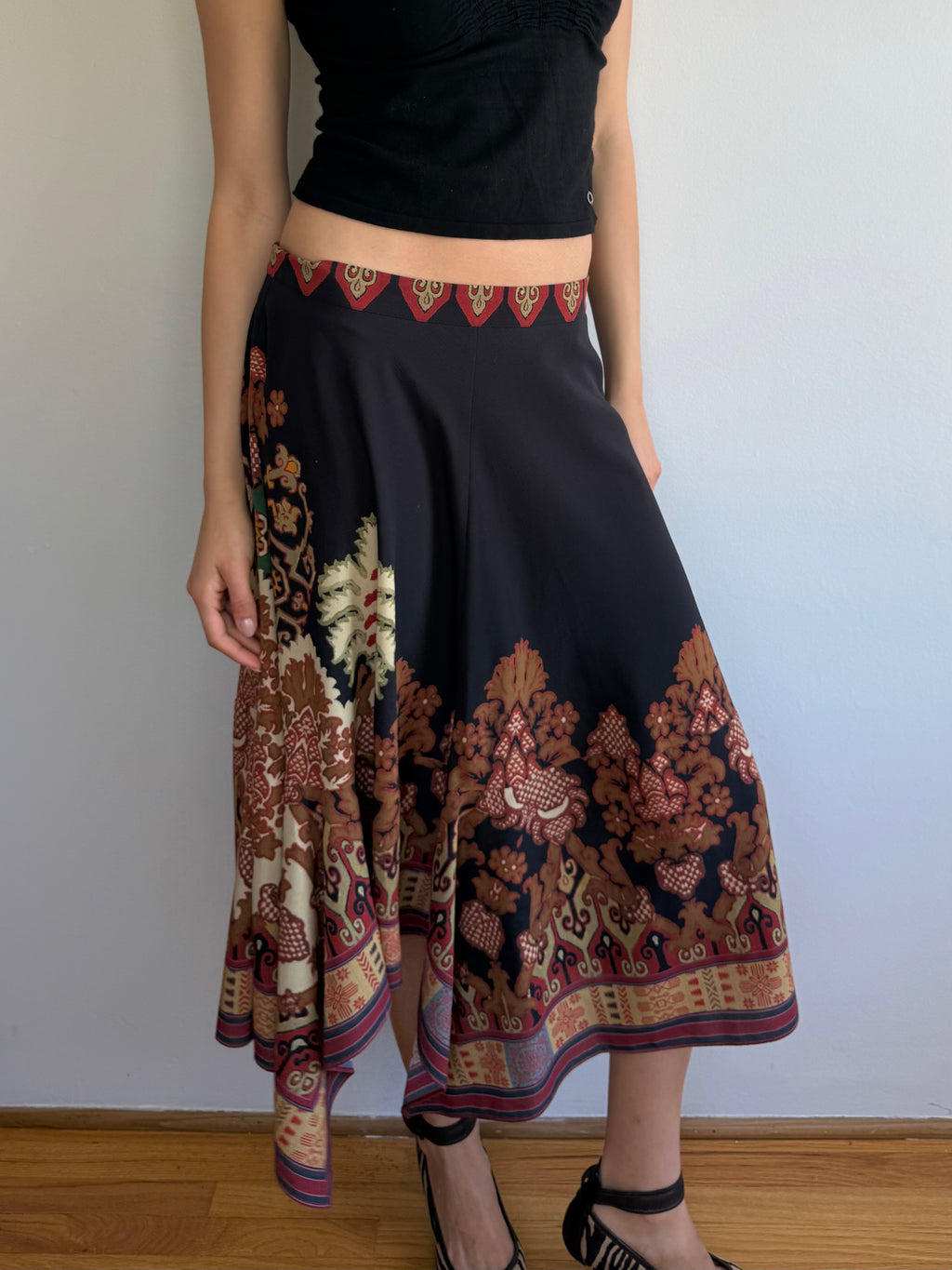Etro Asymmetrical Skirt / 46