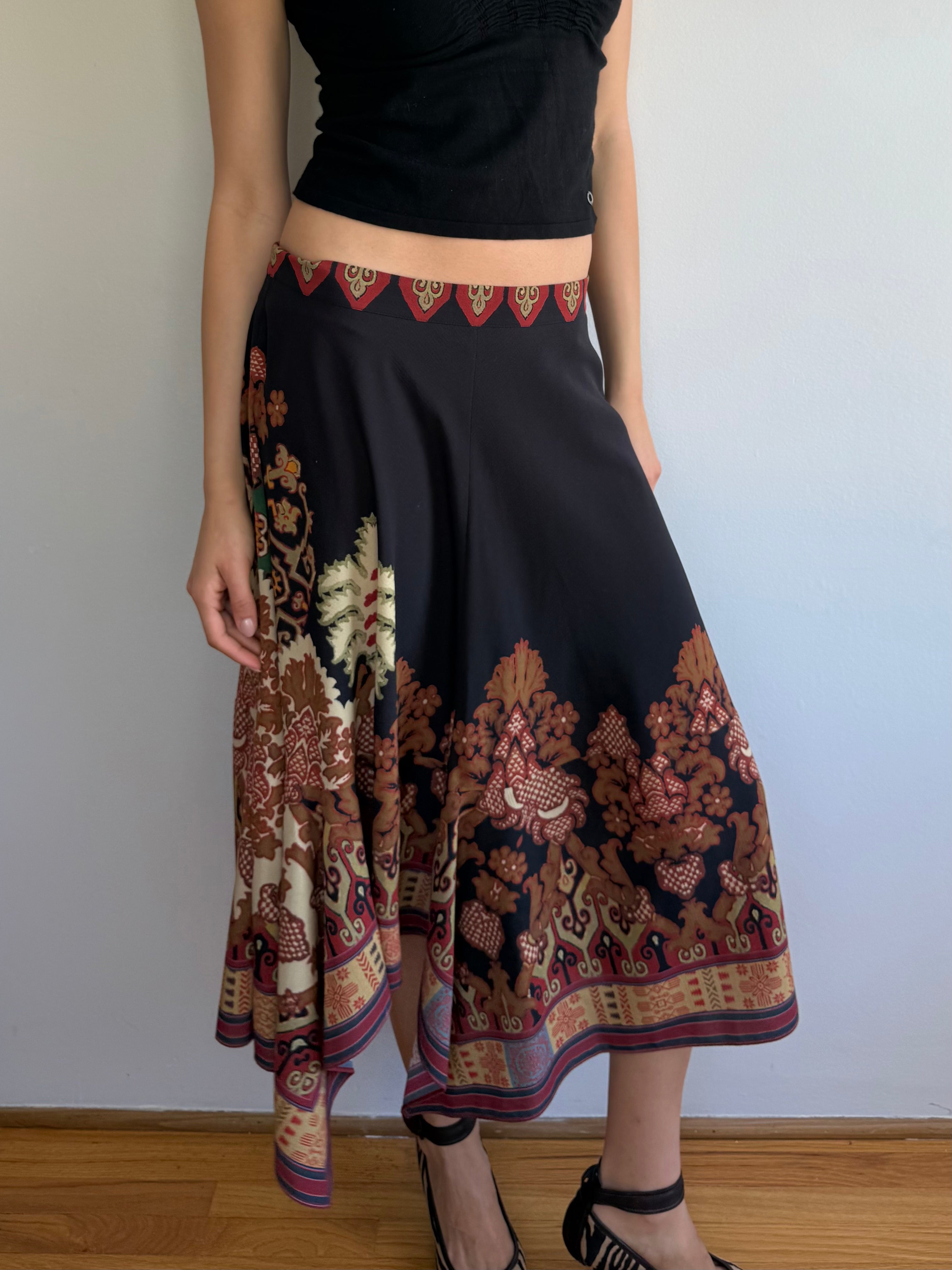 Etro Asymmetrical Skirt / 46